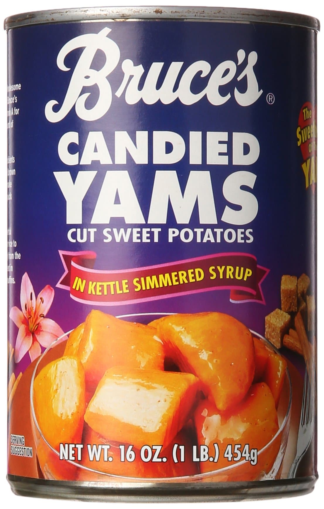 Candied Cut Sweet Potatoes In Kettle Simmered Syrup, 16 oz