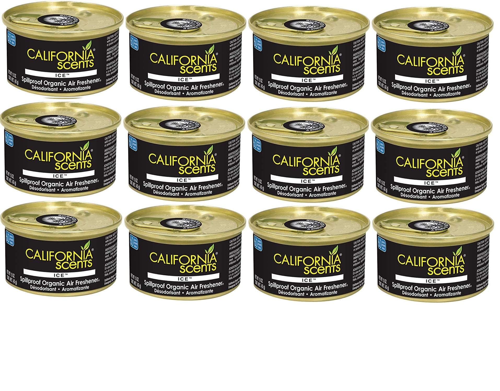 CALIFORNIA SCENTS SET OF 12 (ICE)