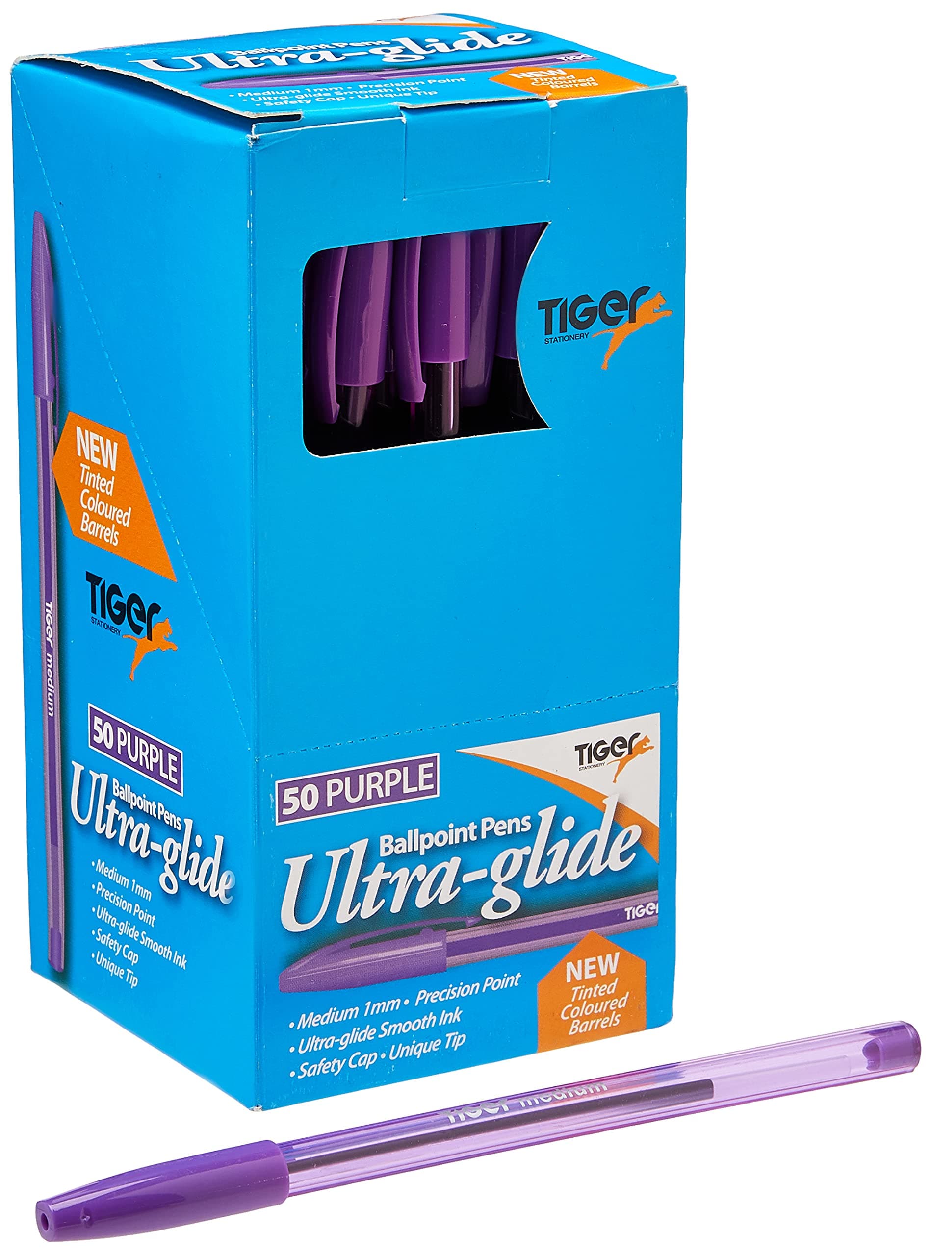 Stationery 301949 Ultra-Glide Ballpoint Pen - Purple (Pack of 50)