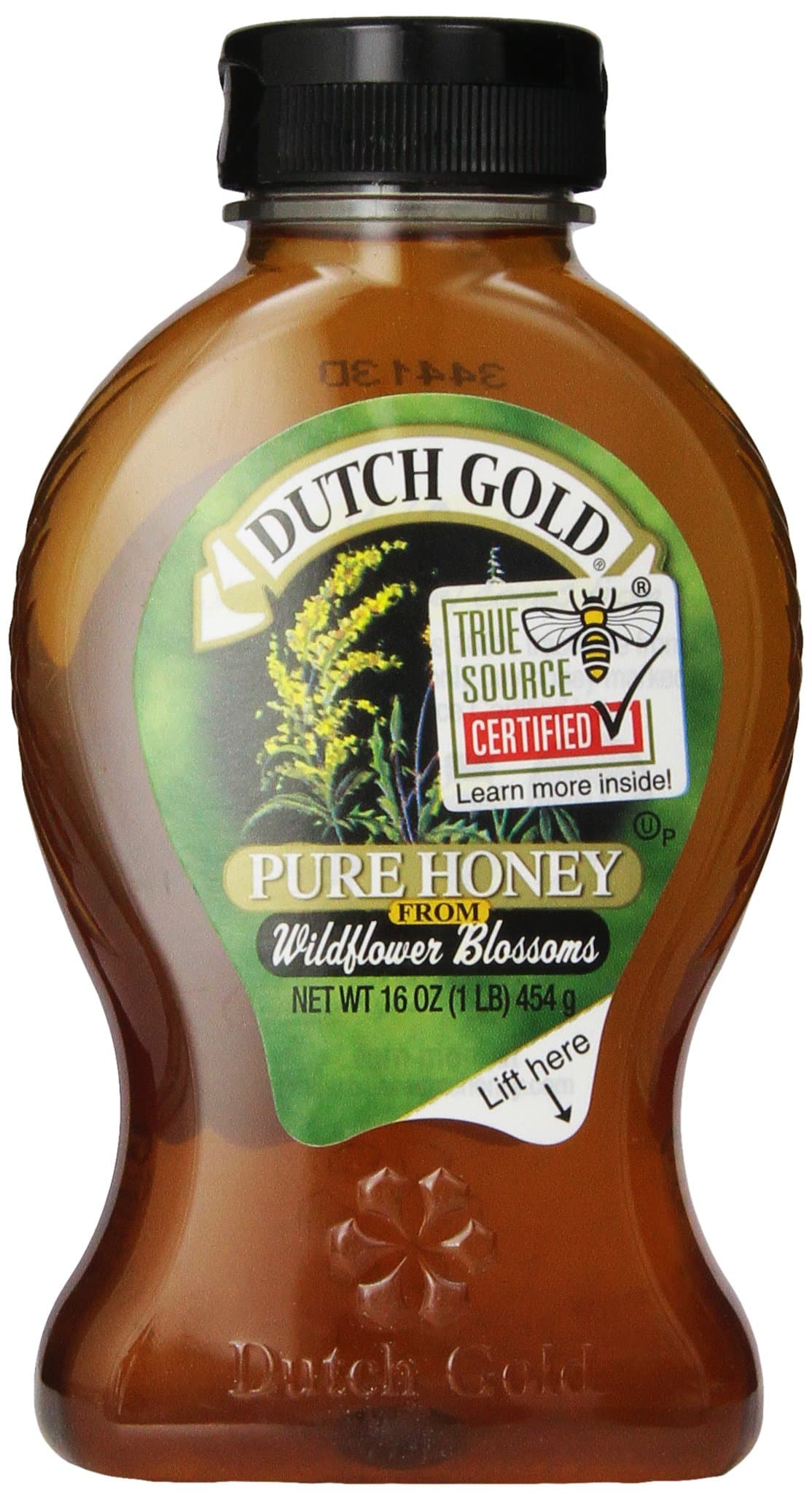 Dutch Gold Wildflower Honey, 16-Ounce Unit (Pack of 6)