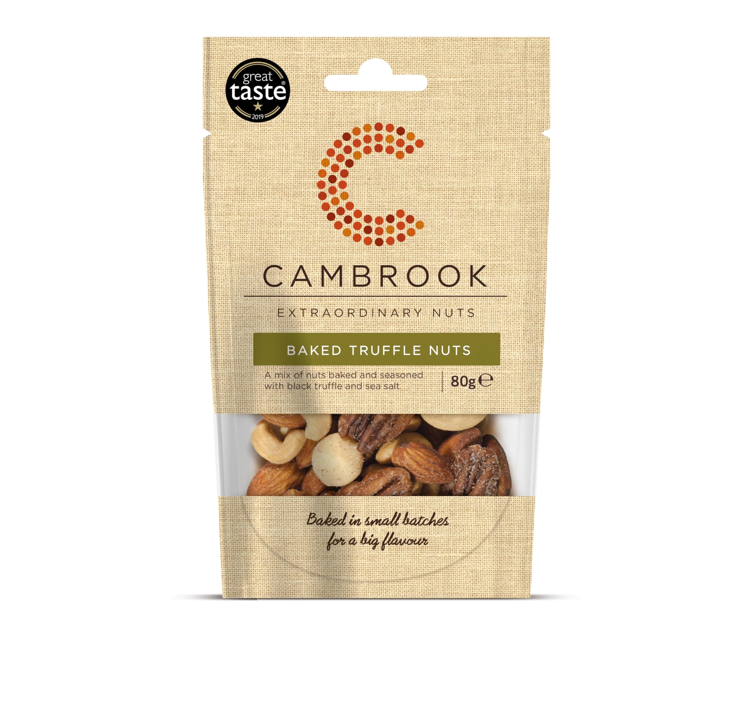 Cambrook - Baked Truffle Nuts, 80g Bag
