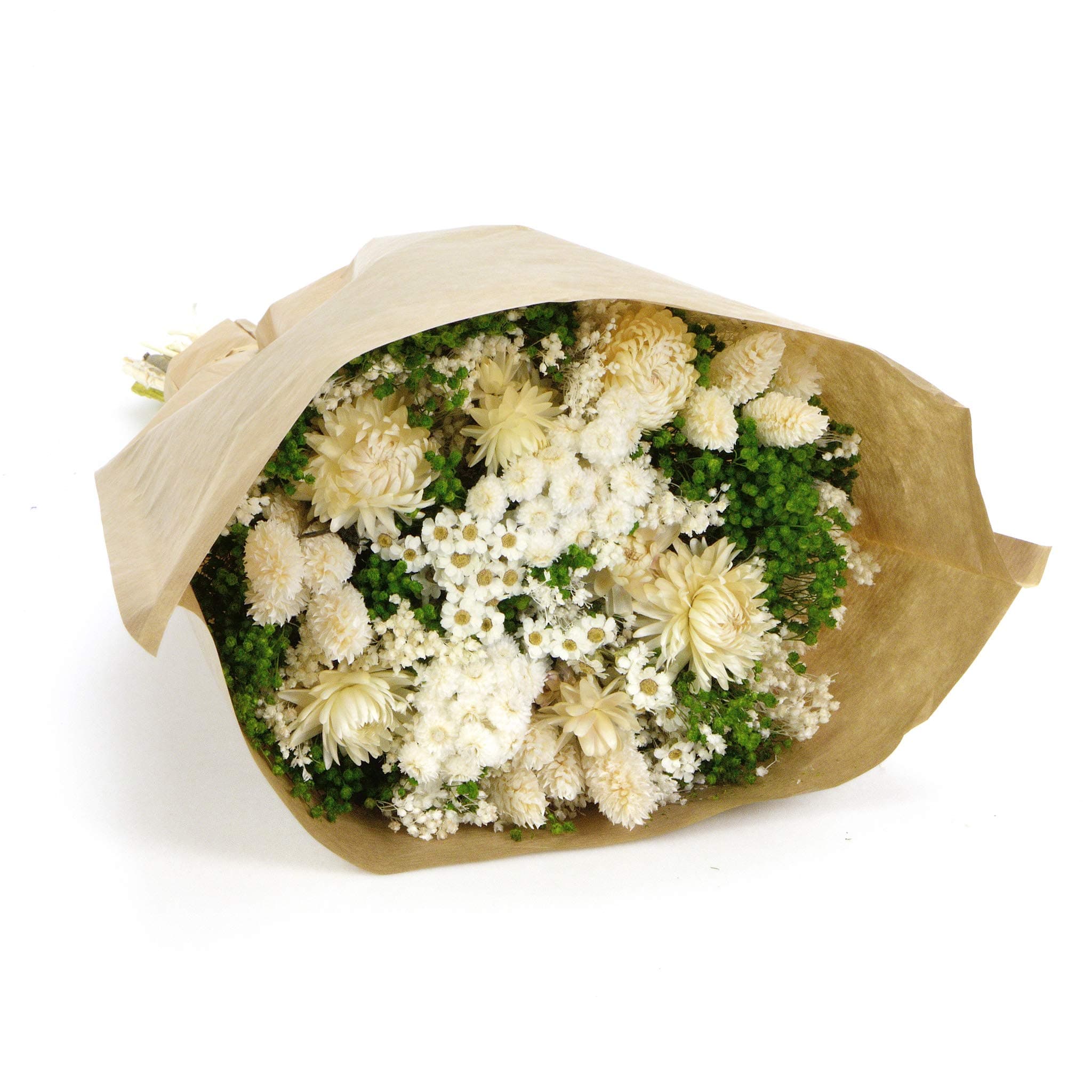 Bouquet-Fantasy- Sanremo Dried Flowers from The Riviera dei Fiori .Italy (Green)