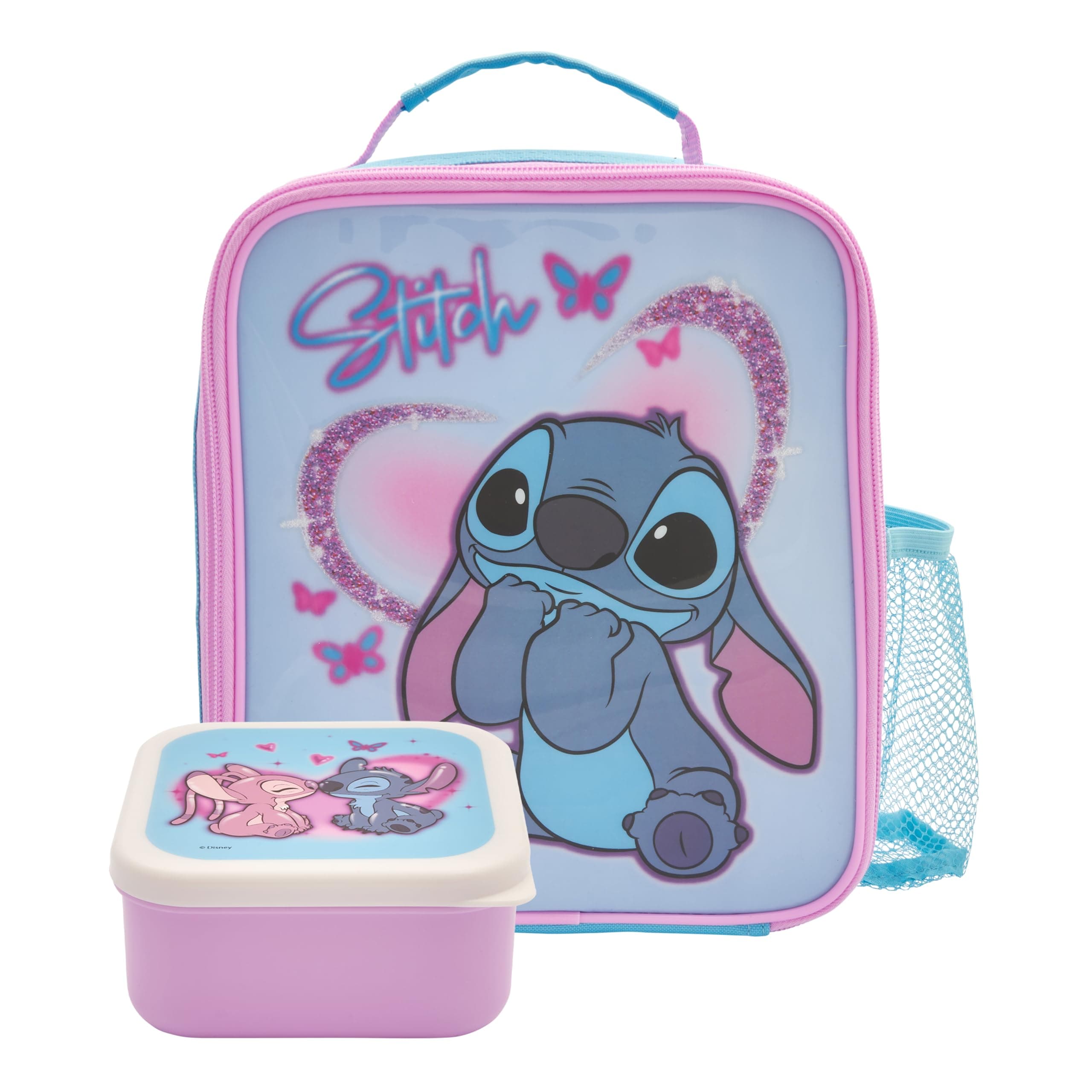 Disney Stitch Lunch Bag with Mini Lunchbox by Polar Gear