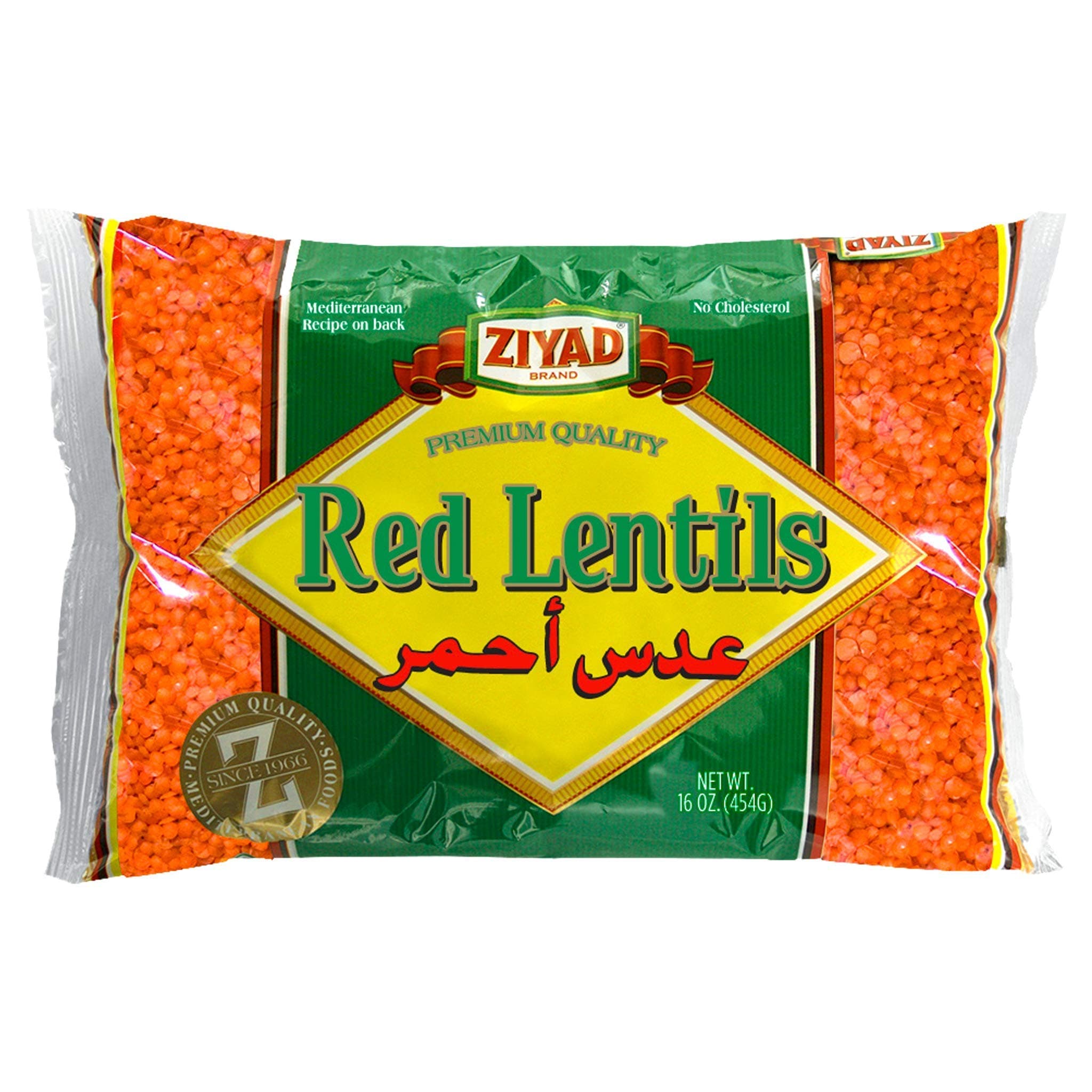 Gourmet Red Lentils, Superfood, Ancient Grains, No Additives, No Preservatives, Great Source of Protein, 16 oz