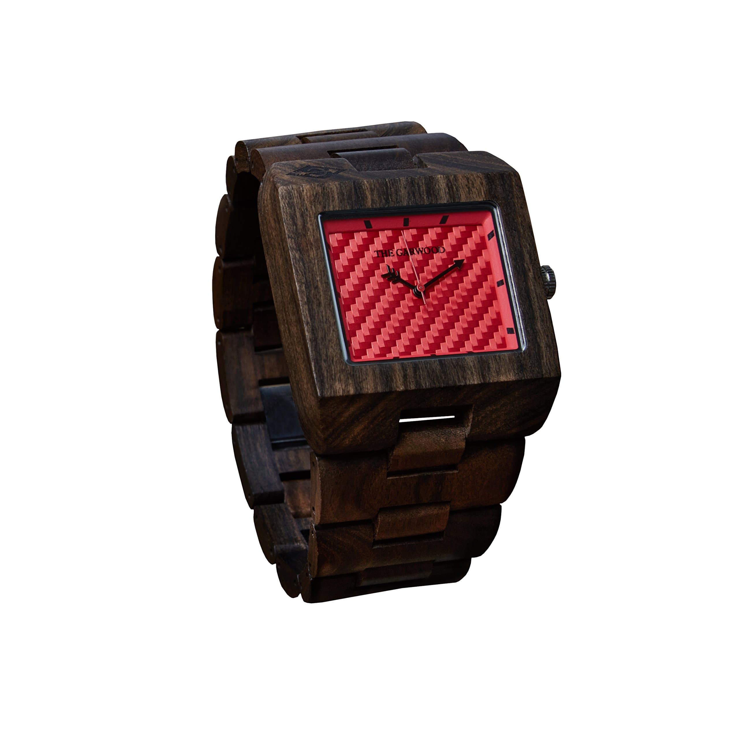 The Garwood Indonesian Sandalwood Watch –"Sumo" – Square – Analog – 12-Month Warranty – Guarantee