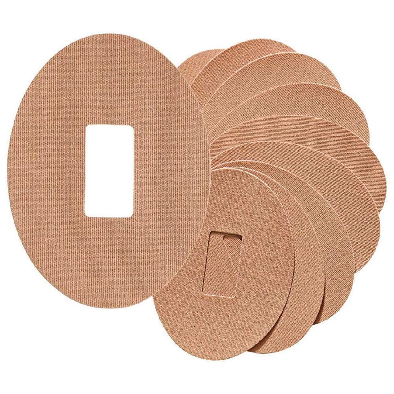 Magiin Adhesive Patches for Dexcom G6 G5 G4 Sensor 24 Pack in Tan Pre Cut Waterproof Medical Tape Dexcom Covers for Diabetics Latex Free Hypoallergenic Adhesive