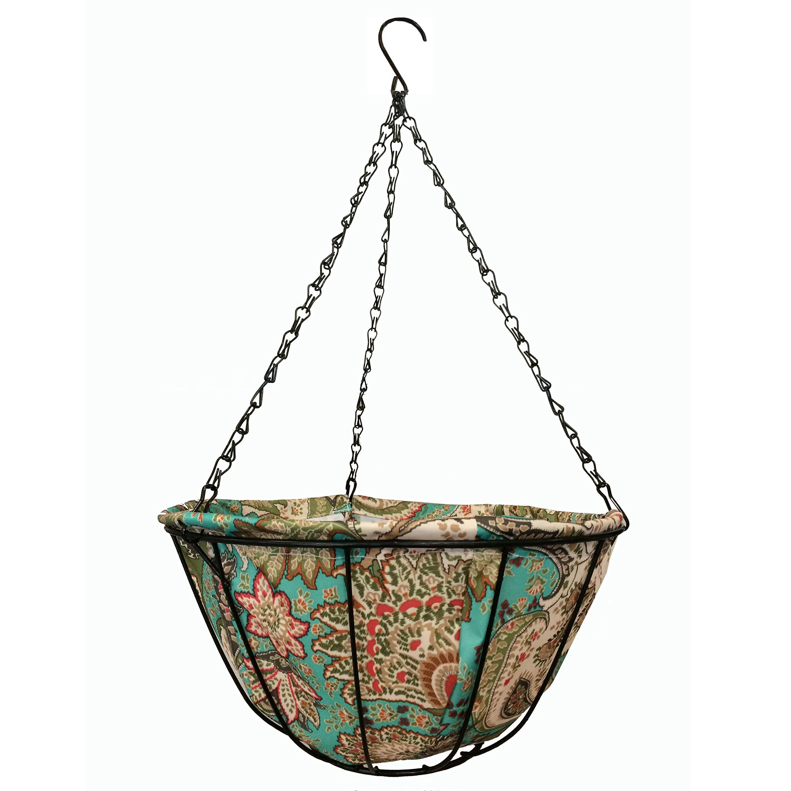 Gardener Select141220 Hanging Basket with Fabric Coco Liner, 12"
