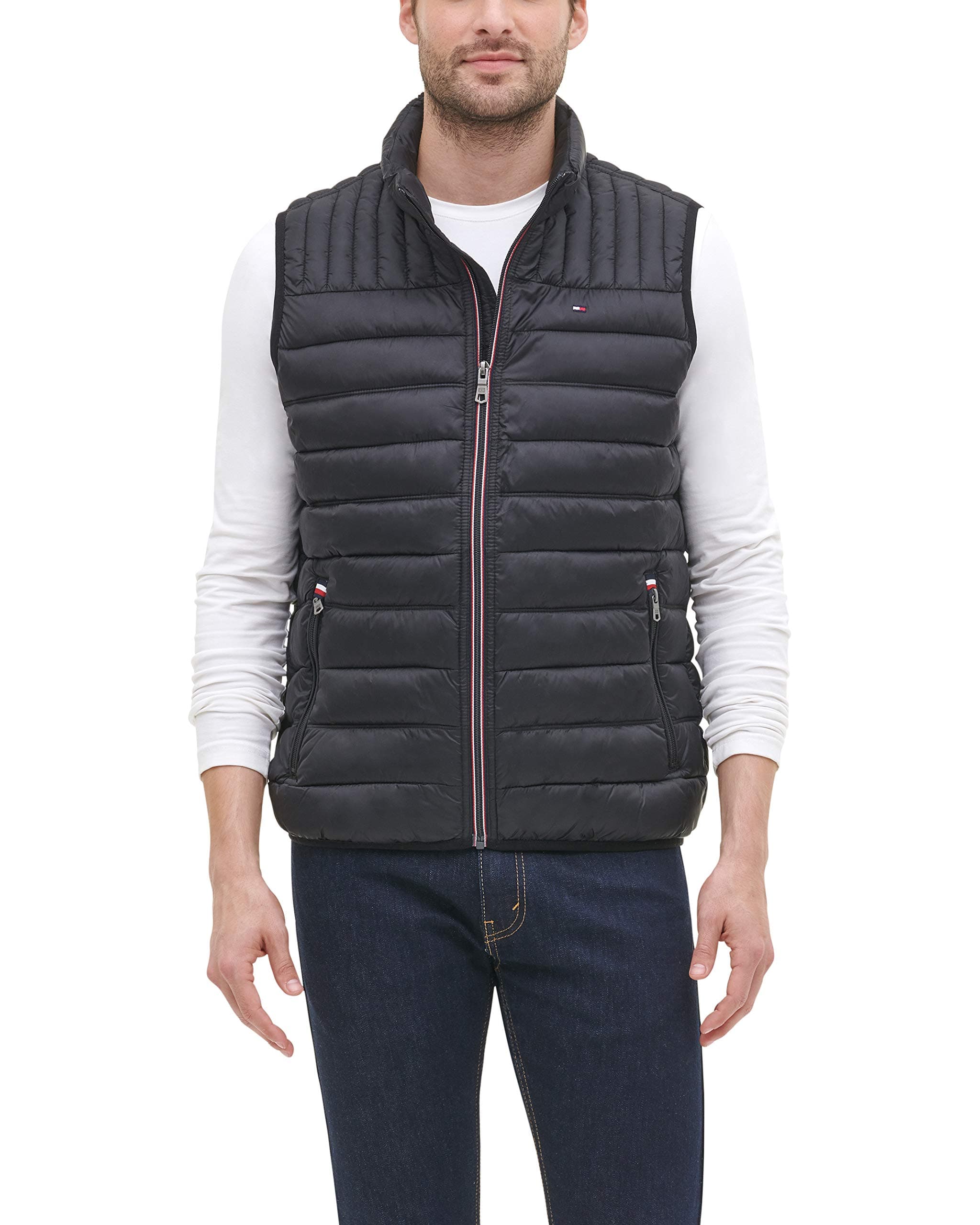 Tommy Hilfiger Men's Lightweight Down Quilted Puffer Vest Down Vest