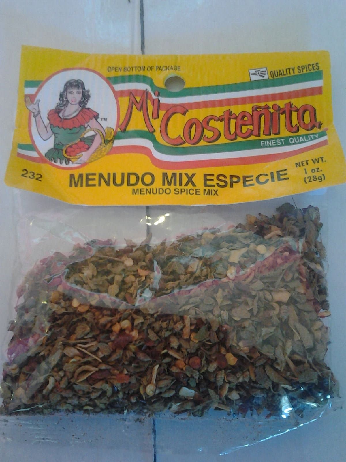 Menudo Spice Mix - Mexican Spice, 1 Oz (Pack of 6)