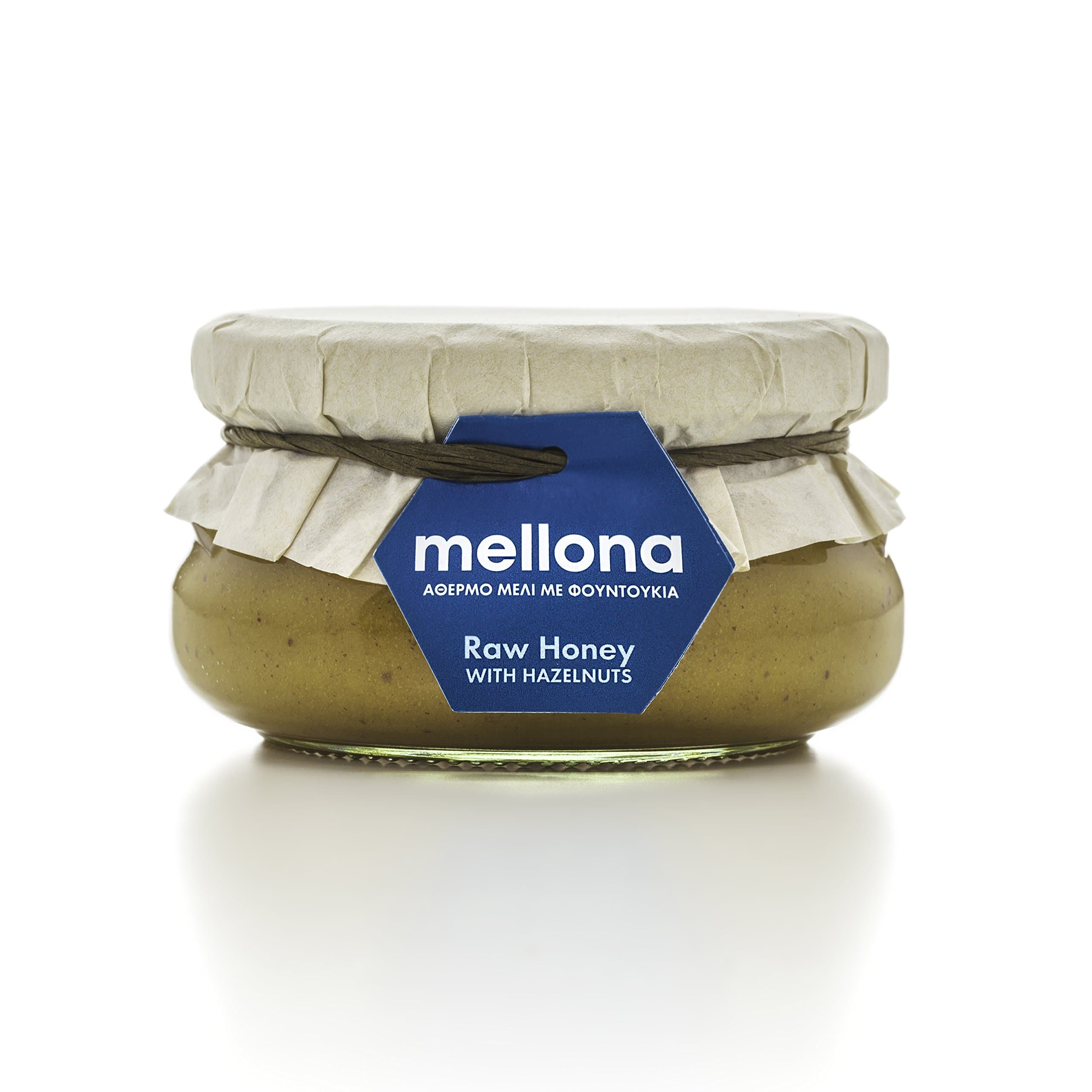 Mellona 100% Pure, Raw & Unique Hazelnut Honey from Cyprus, (Un-Processed) 230g