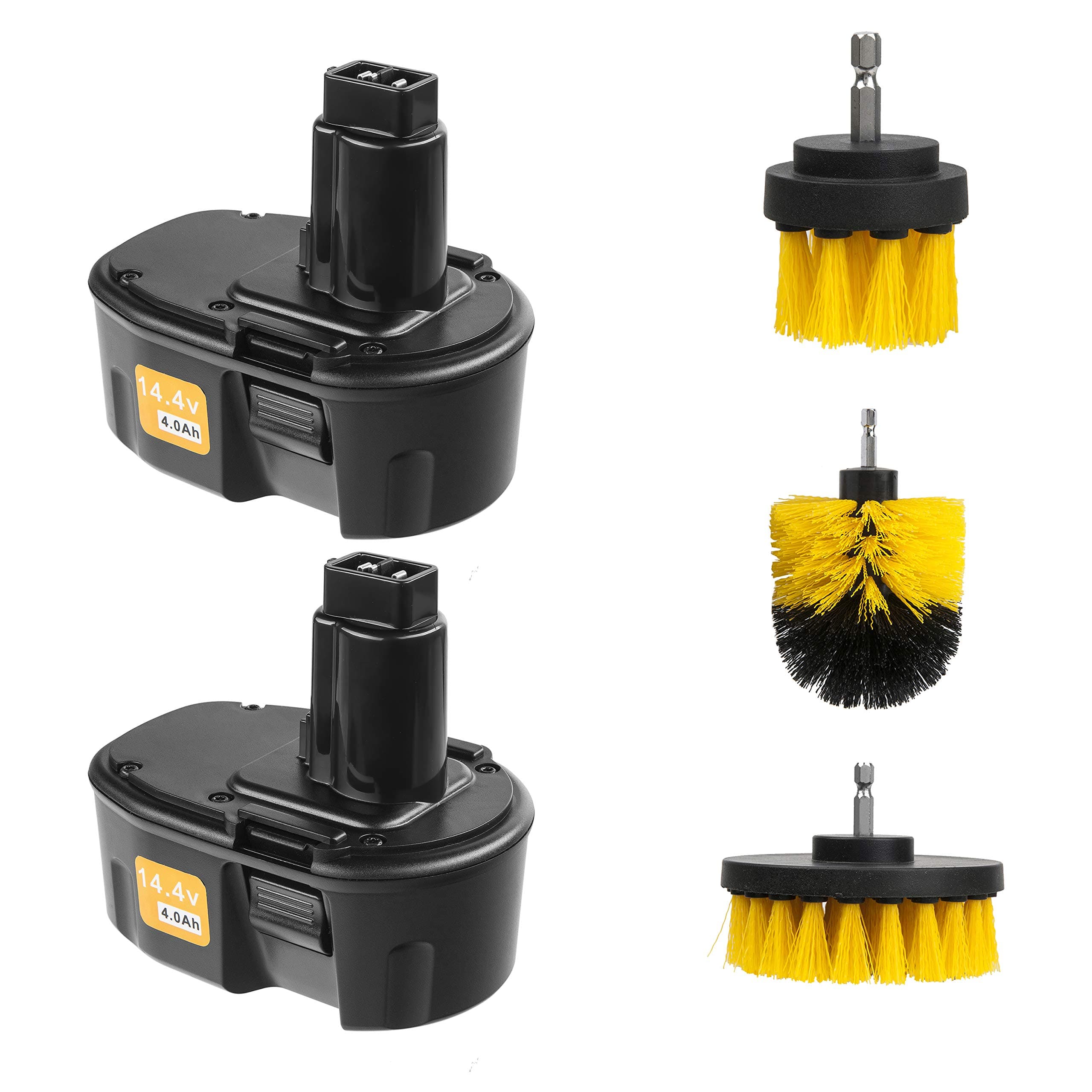 Cell9102 2Packs 14.4 Volt 4000mAh Ni-Mh Replacement Battery for Dewalt 14.4V Battery XRP DC9091 DW9091 DW935 DE9038 DE9091 DE9092