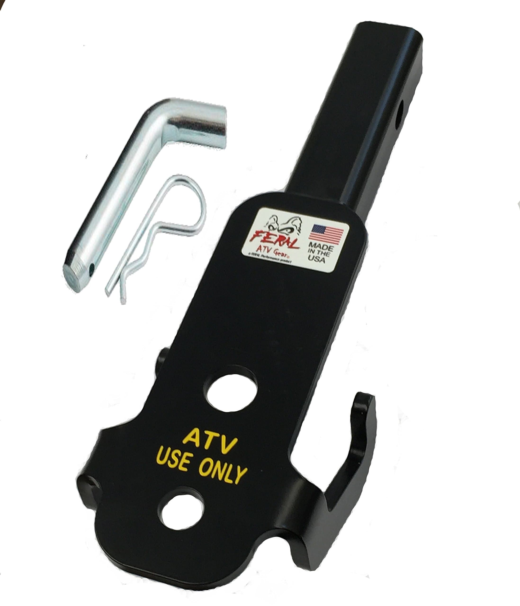 FERAL ATV Gear Hooked 3-Way Hitch, 1-1/4" Receiver