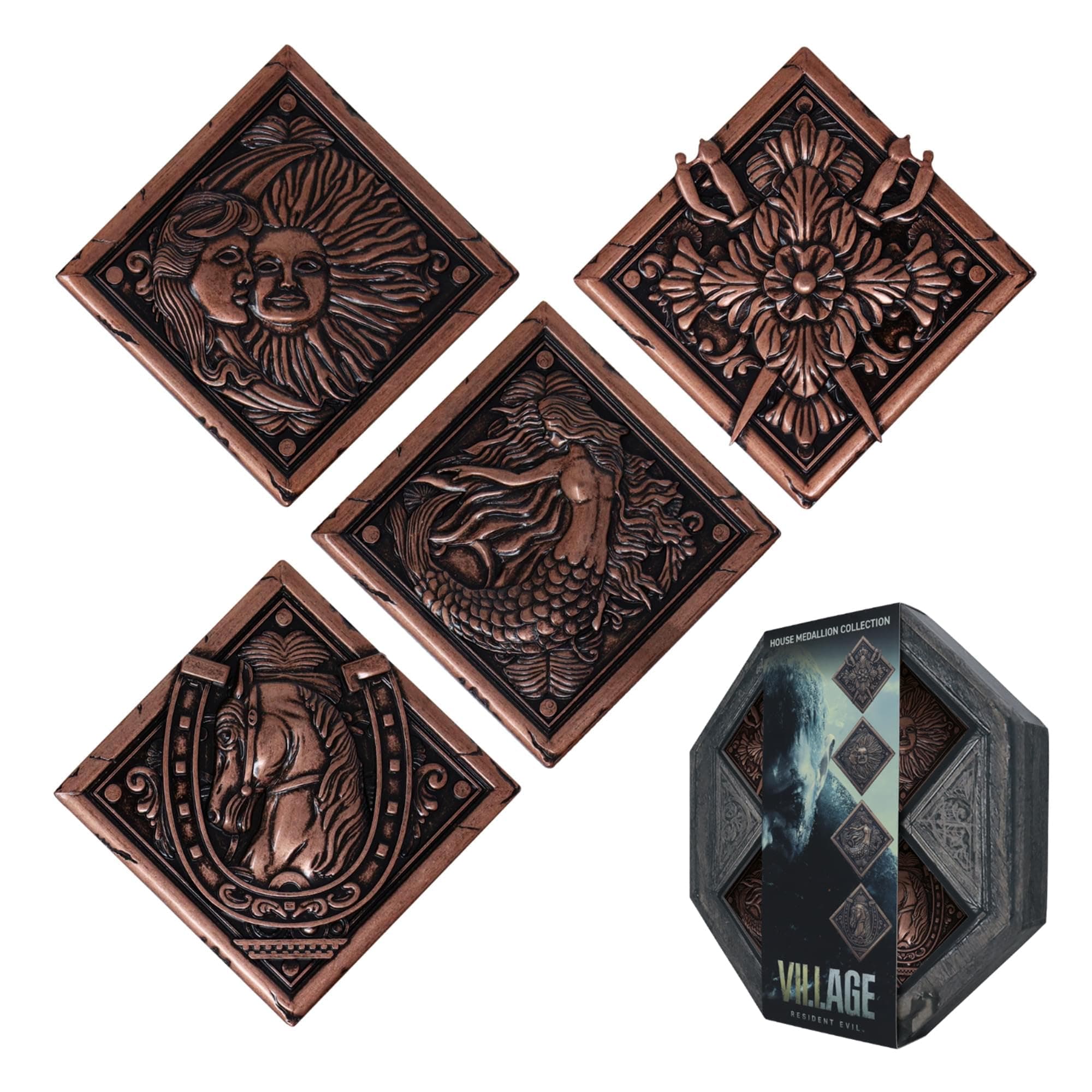 Fanattik Resident Evil Village Replica House Crest Medallion Set