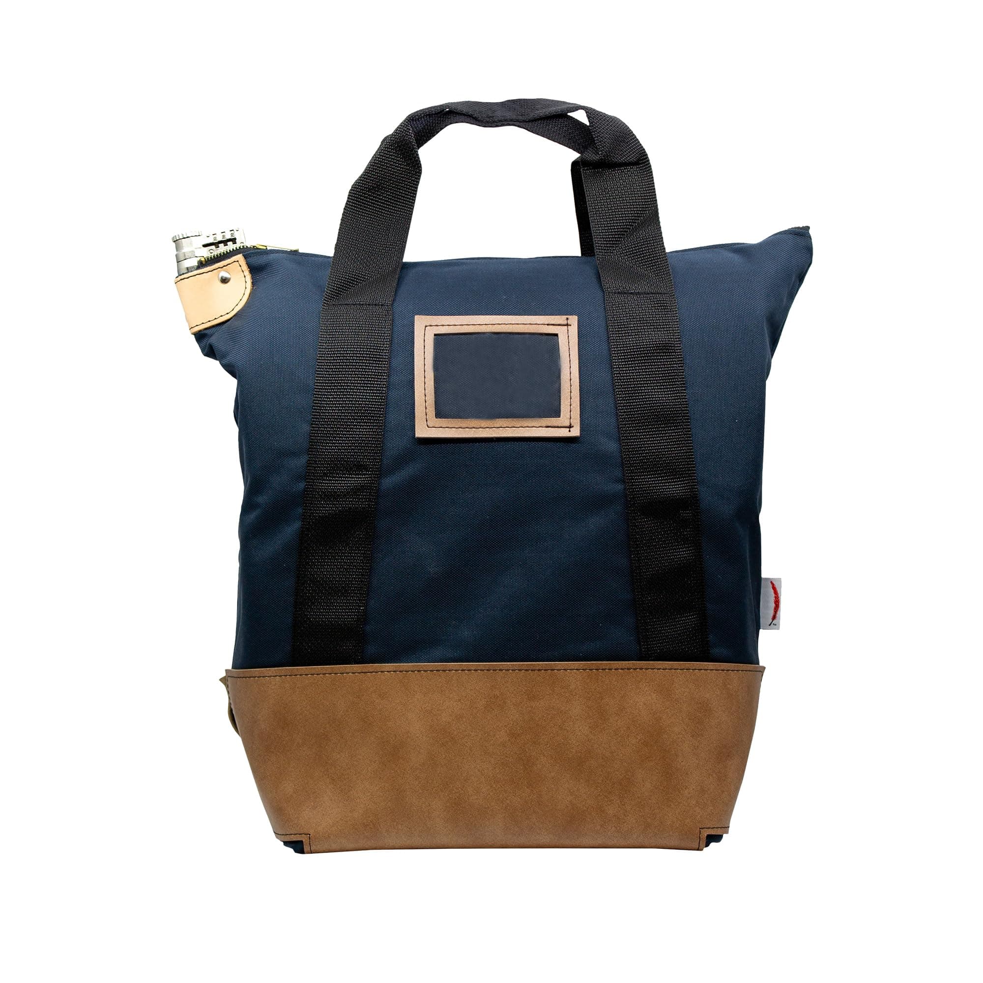 Cardinal bag supplies Locking Courier 1000 Denier Nylon Combination Keyed Lock (Navy Blue)