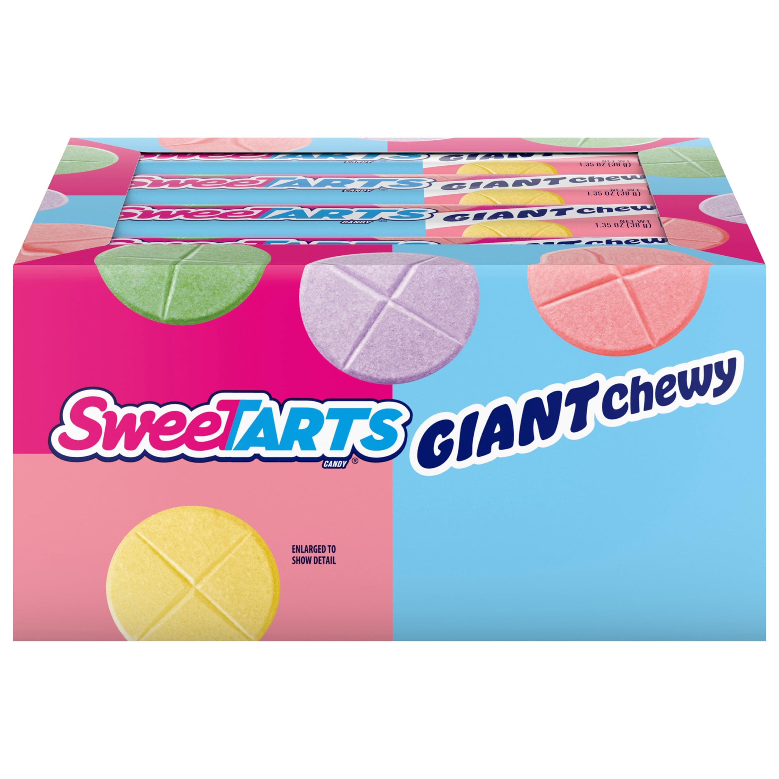 SweeTARTS Giant Chewy Candy, 1.5 ounce Pouch, Pack of 36