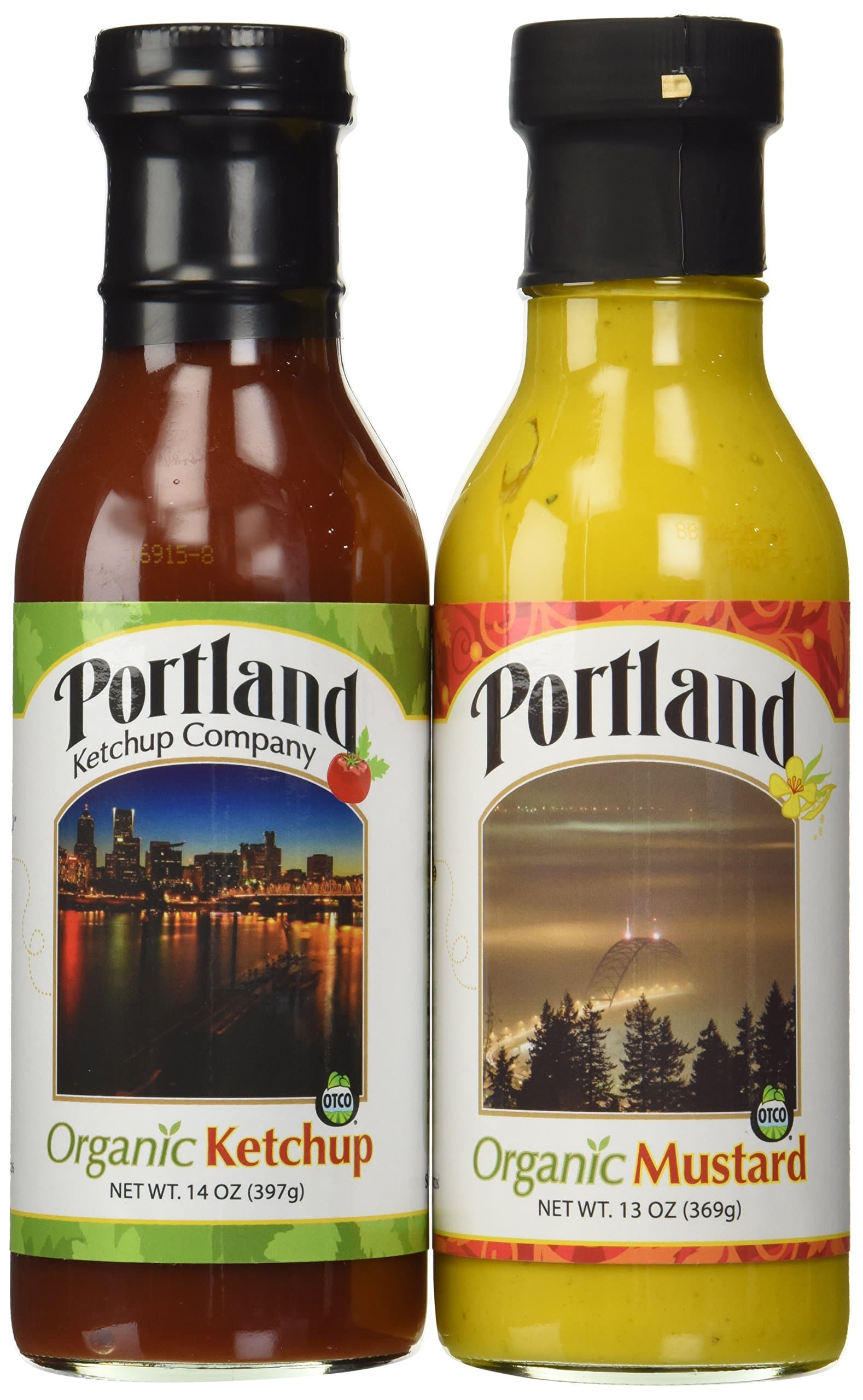 Portland Organic Ketchup & Mustard (1 Ketchup, 1 Mustard)