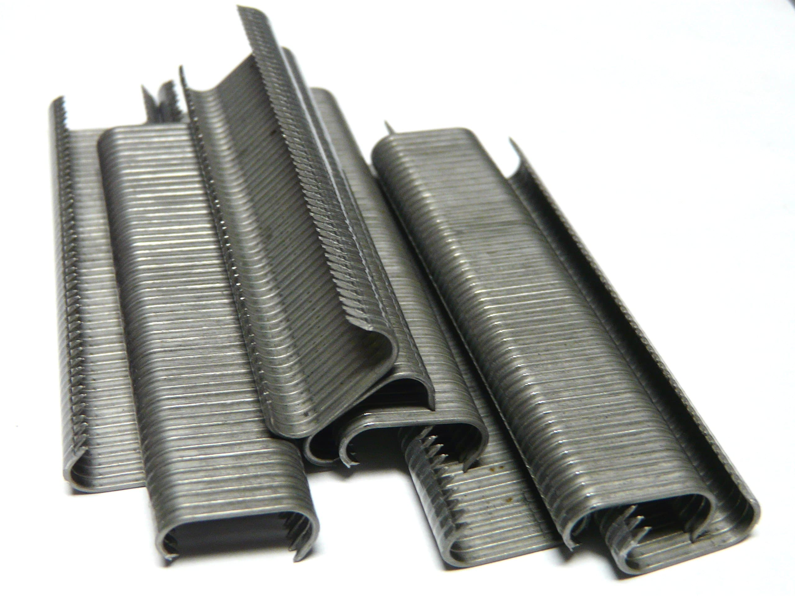 Stainless tool clips for P7DW-style 11/16" automatic feed hog ring pliers/staplers & others 400/pk