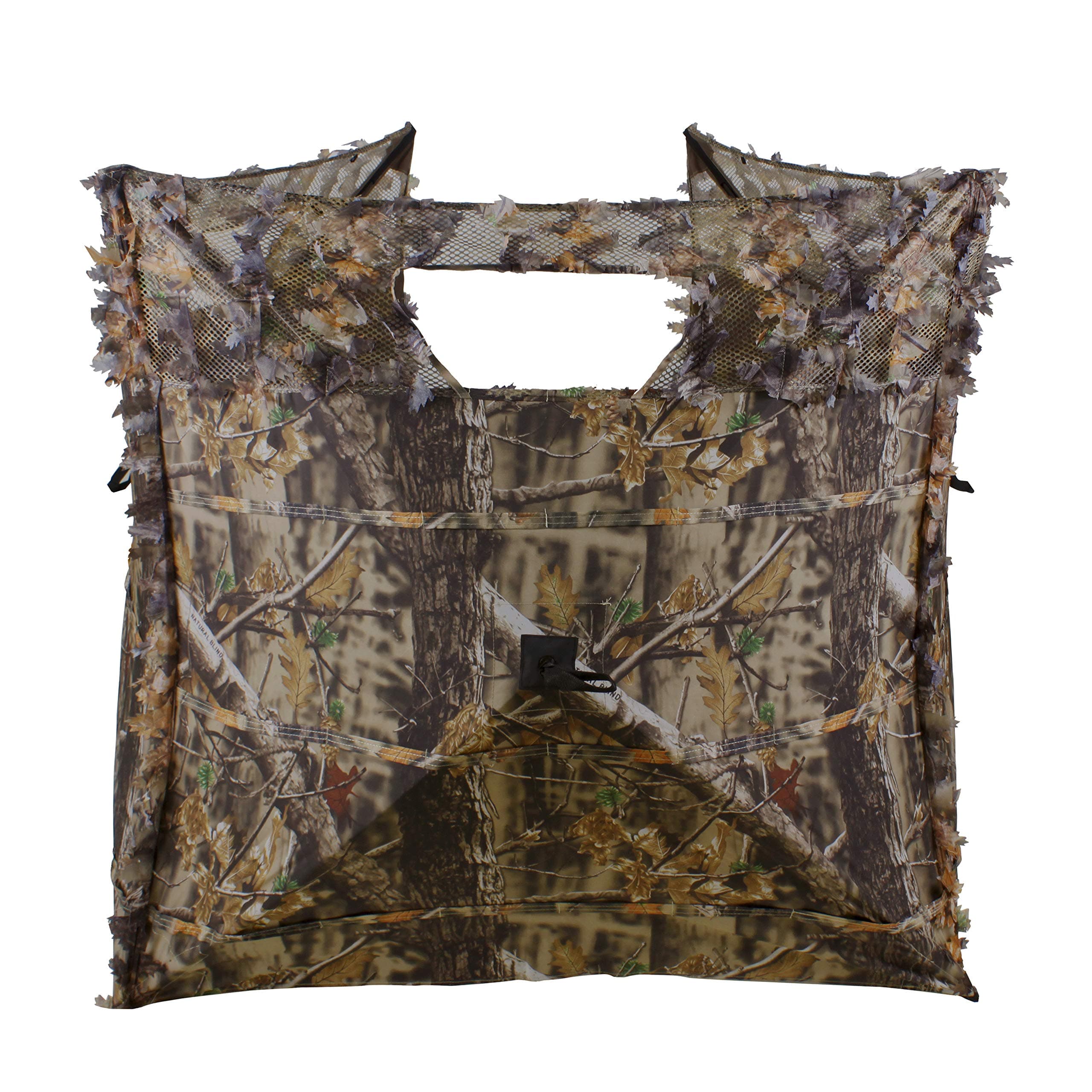 AUSCAMOTEK Pop Up Ground Blind for Deer Duck Turkey Hunting Portable Quick Setup Lightweight Green/Brown/Dry Grass Ground Peg Included