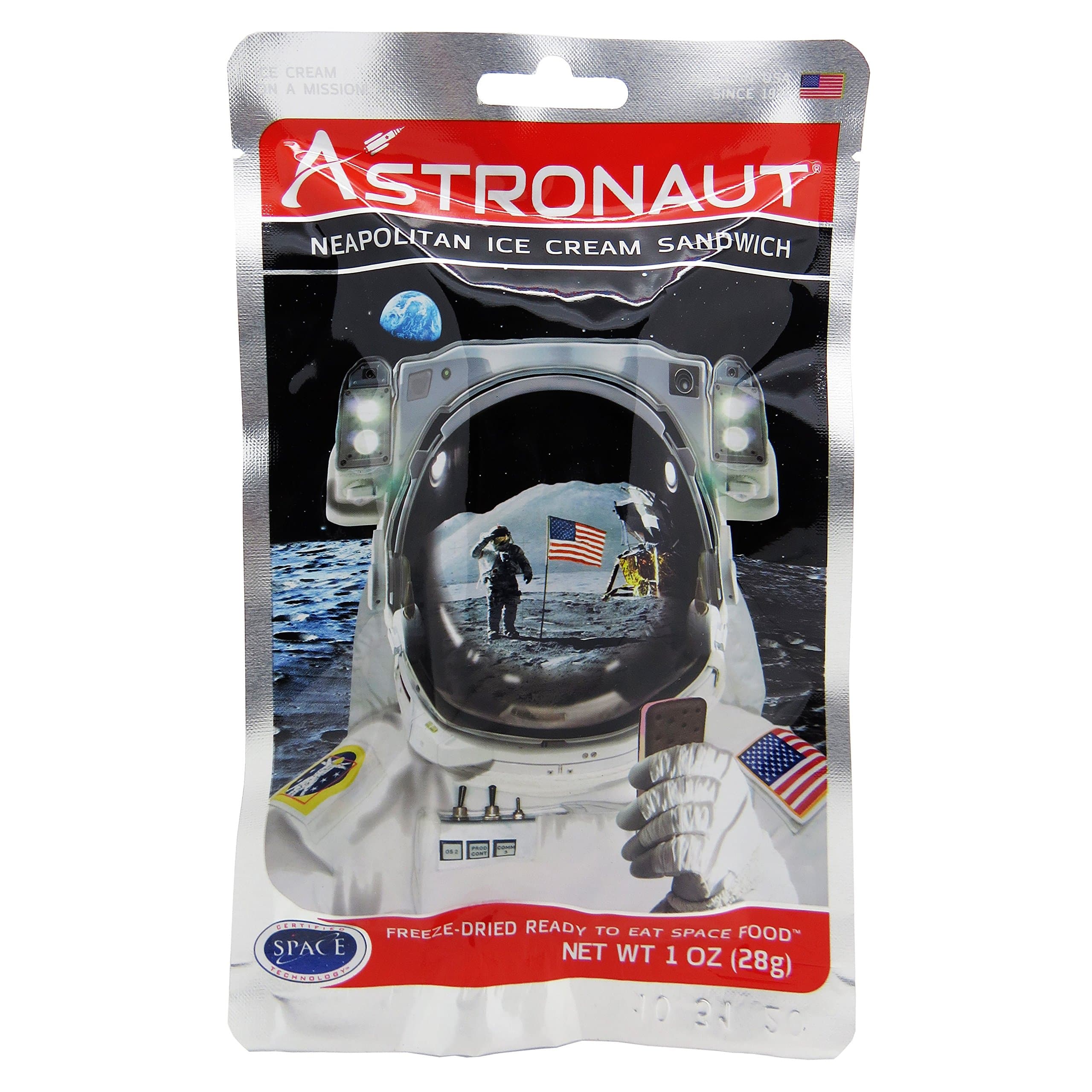 Astronaut Food - Astronaut Neapolitain Ice Cream Sandwich
