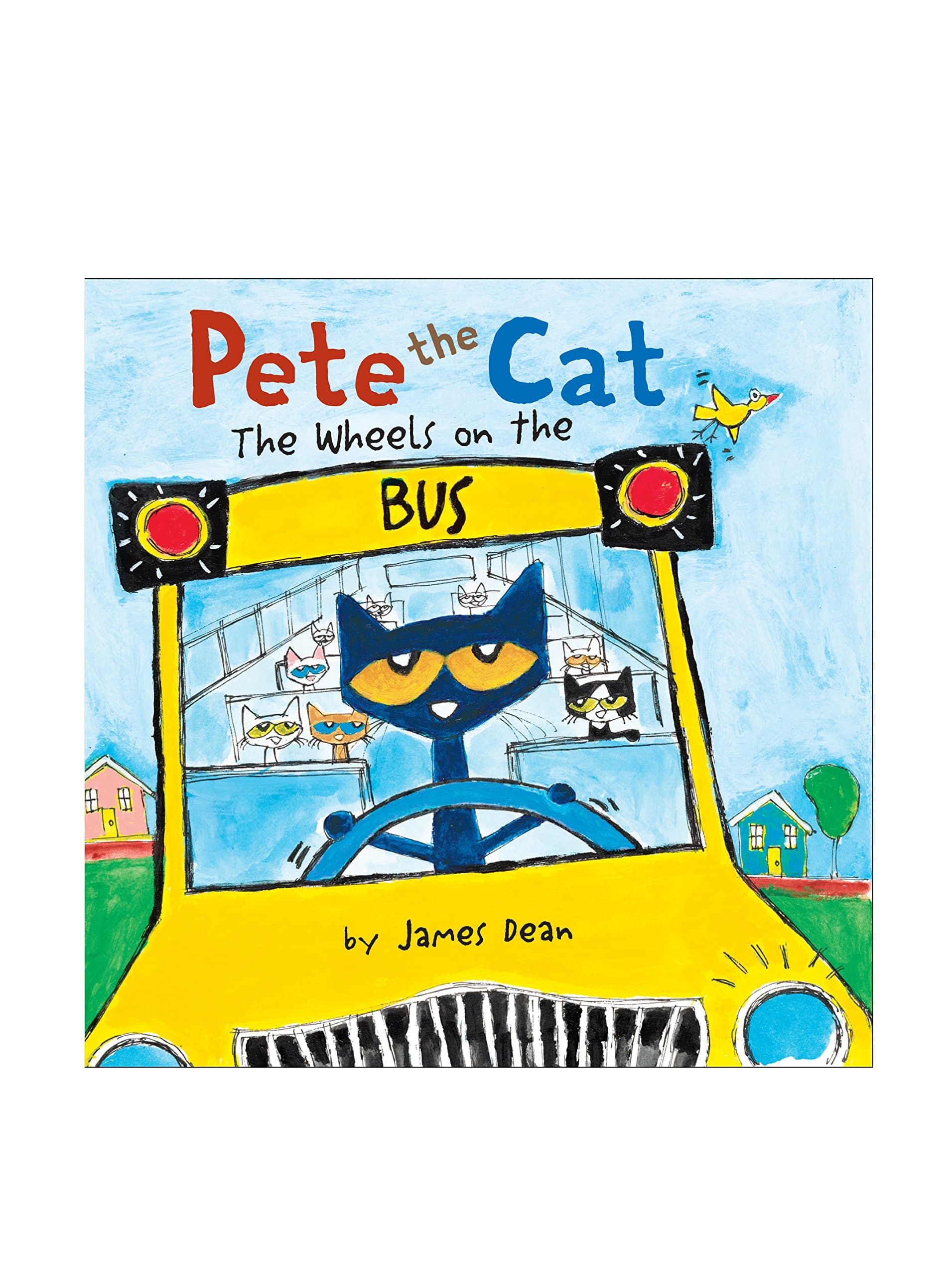 Pete The Cat: The Wheels On The Bus Board Book Board book – Illustrated, 23 Jun. 2015
