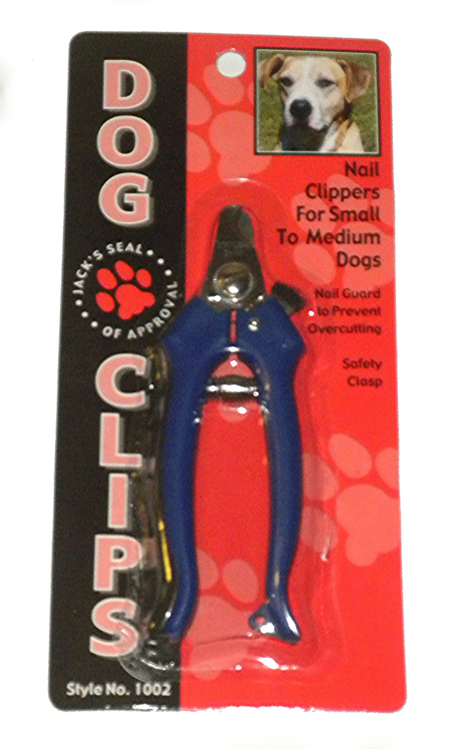 1 X Dog Nail Clippers for Small to Medium Dogs with Nail Guard Comes in Black, Blue, or Red