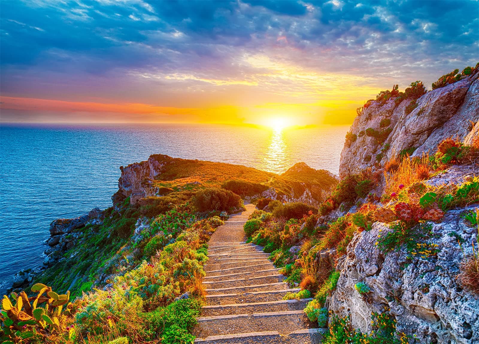 – Cape Milazzo Jigsaw Puzzles for Adults 1000 Piece Island Sicilia 1000 Piece Jigsaw Puzzles for Adults Gifts