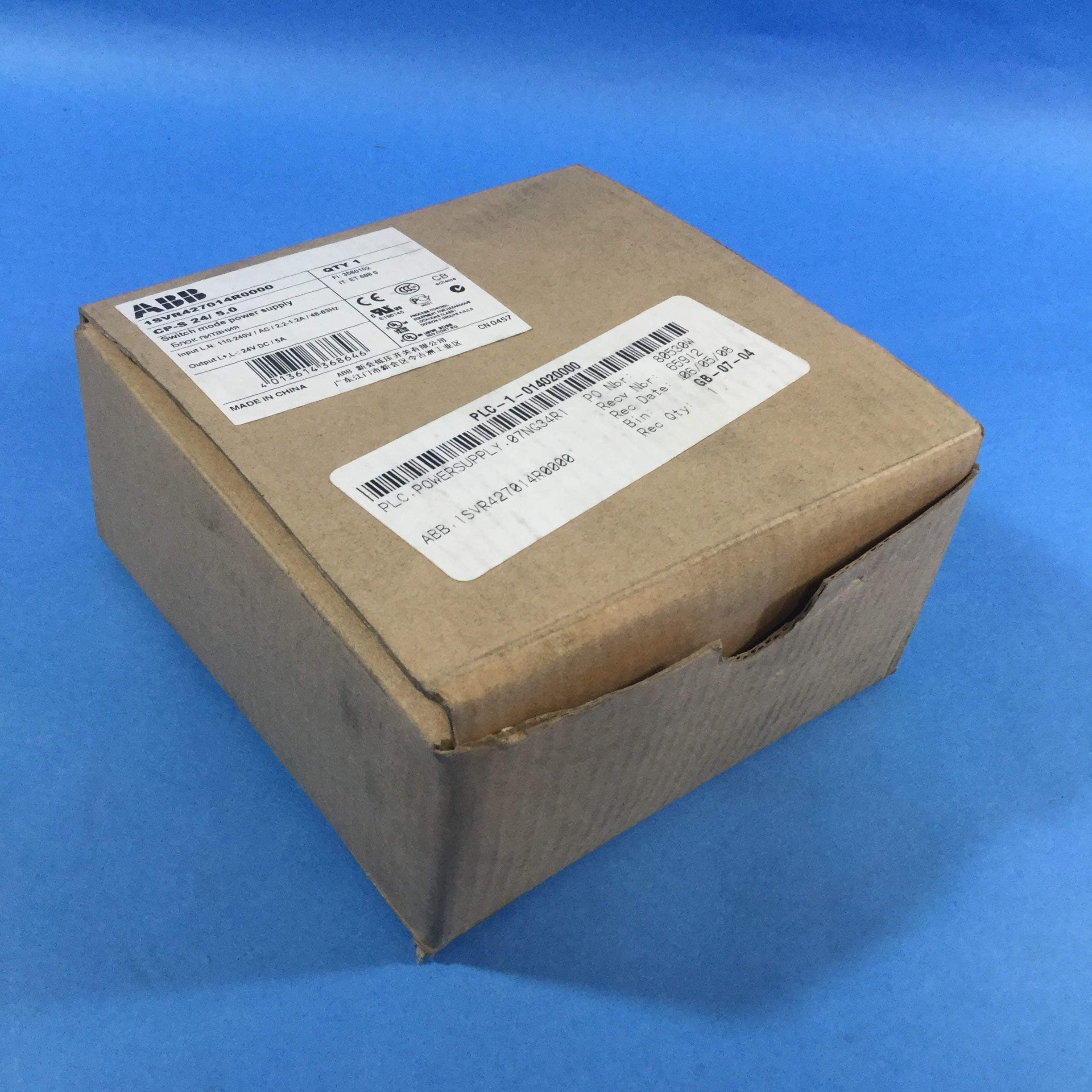 ABB 1SVR427014R0000 Power Supply, 85 - 264 VAC Input, 24 VDC, 5 A Output, 120 W