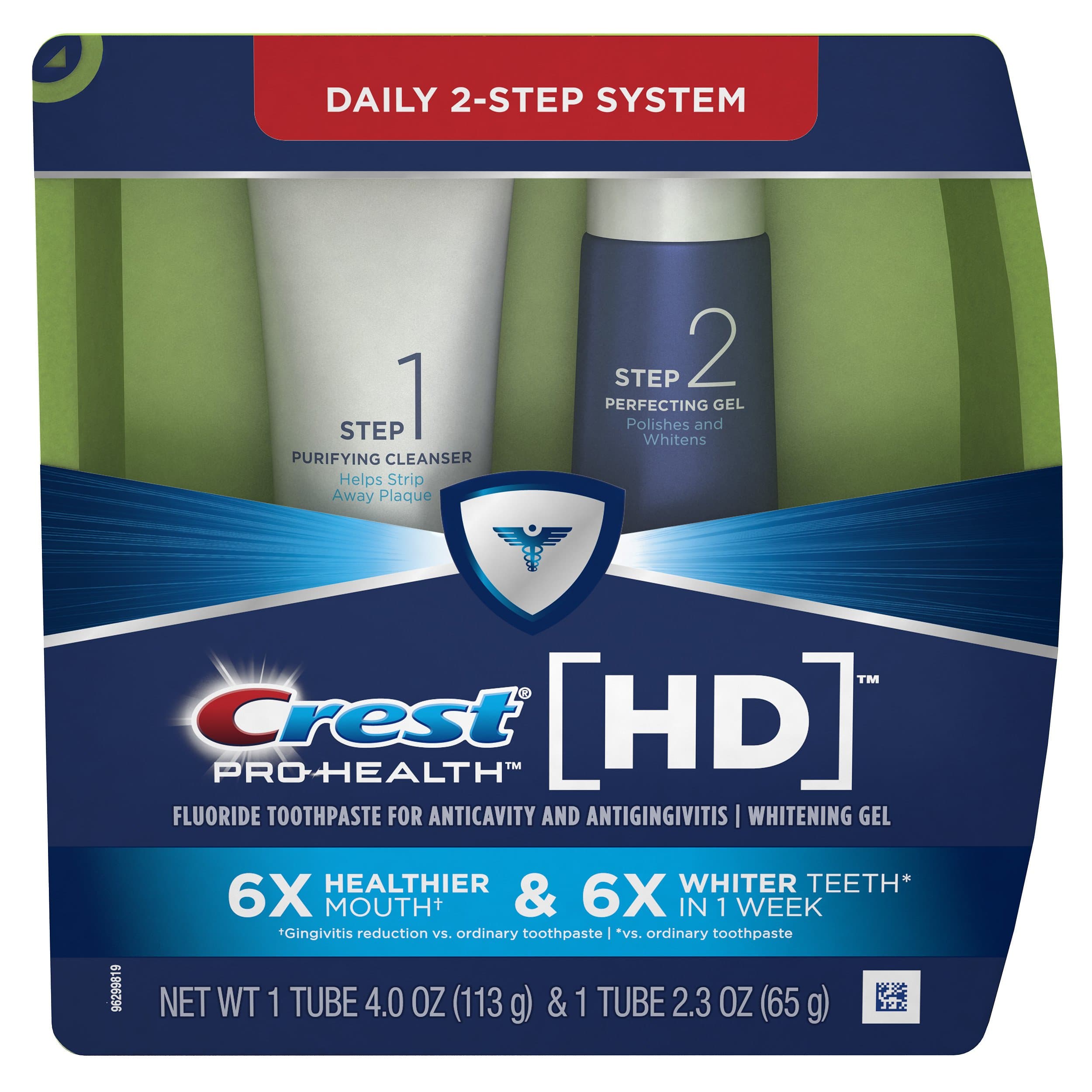 Crest Pro-Health HD Daily Two-Step Toothpaste System