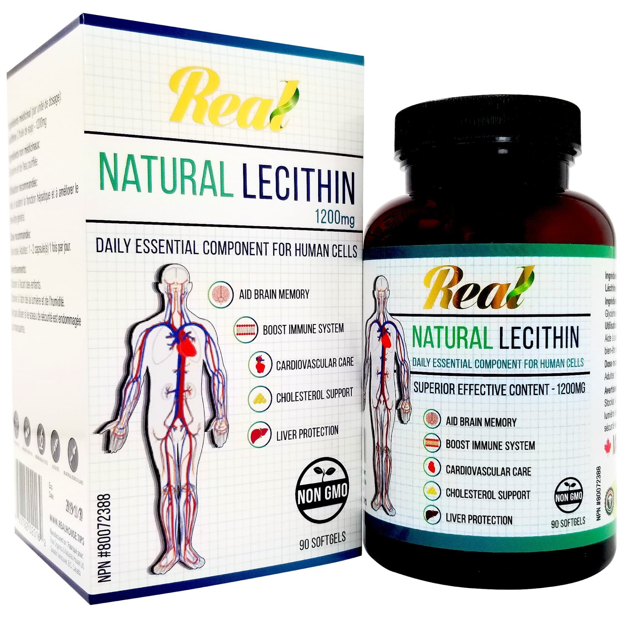 Brain Booster Supplement Brain Supplement Nootropic Memory and Energy Booster (60 Count) - Improves Mental Clarity and Focus All Day Long