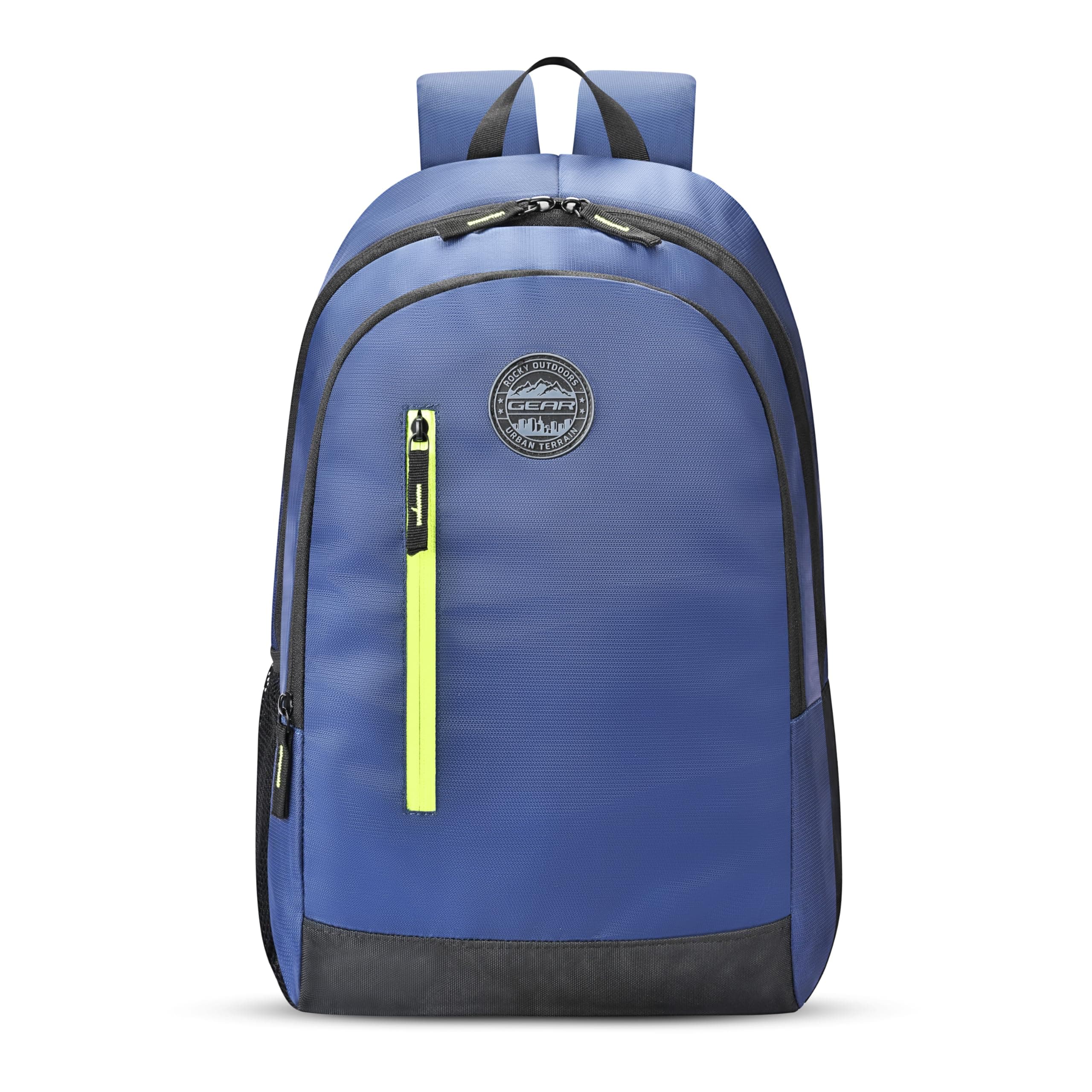 Gear Navy Blue and Green Casual Backpack (BKPECOBP40503)
