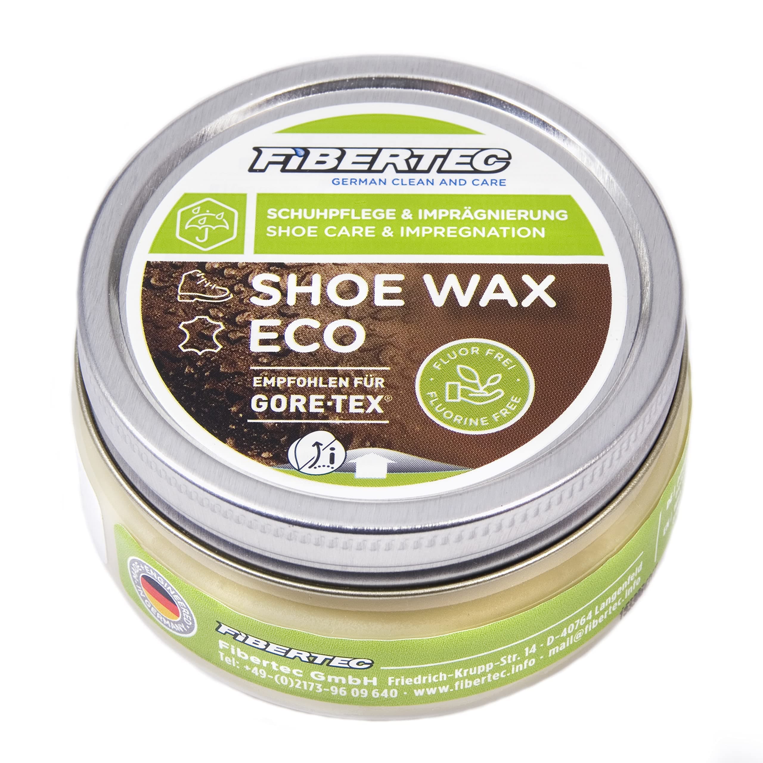 FIBERTEC Shoe Wax Eco Care wax White 100 ml