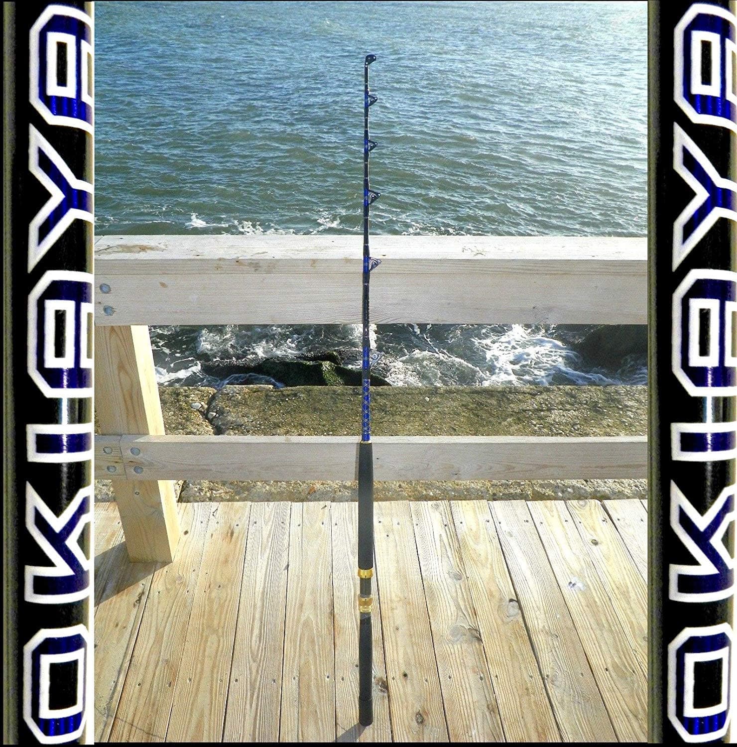 COMPOSIT 80-130LB Blueline Series Saltwater Big Game Roller Rod 6FT