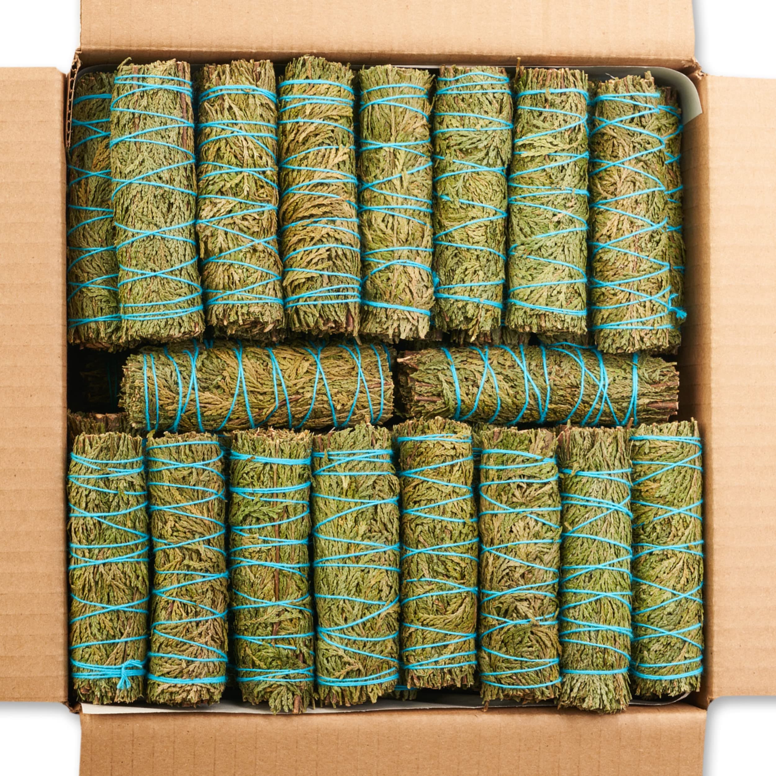 Cedar Smudge Sticks 4 Inch | Cedar Sage Smudging Wands | Wholesale Sage Bulk Sage Kit | Salvia Blanca para Limpiar | Sustainably Sourced California Sage