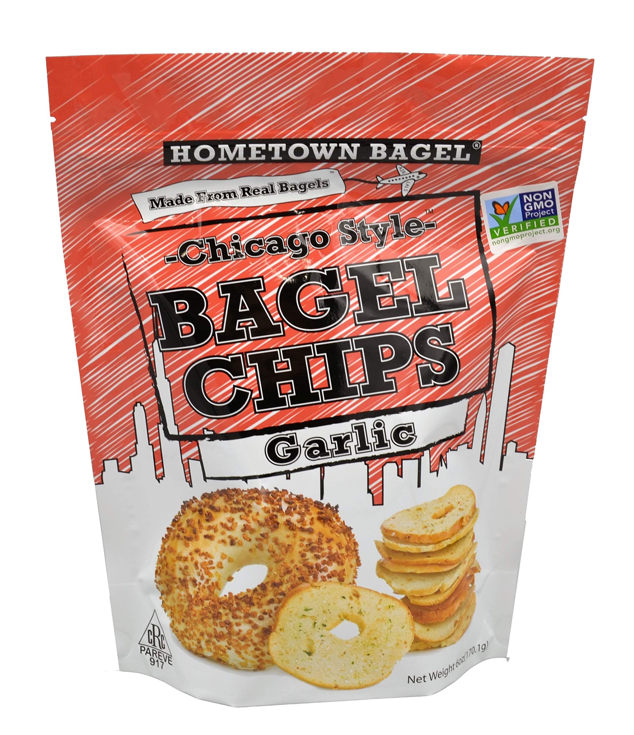 Chip Bagel Garlic 6 OZ -Pack Of 12