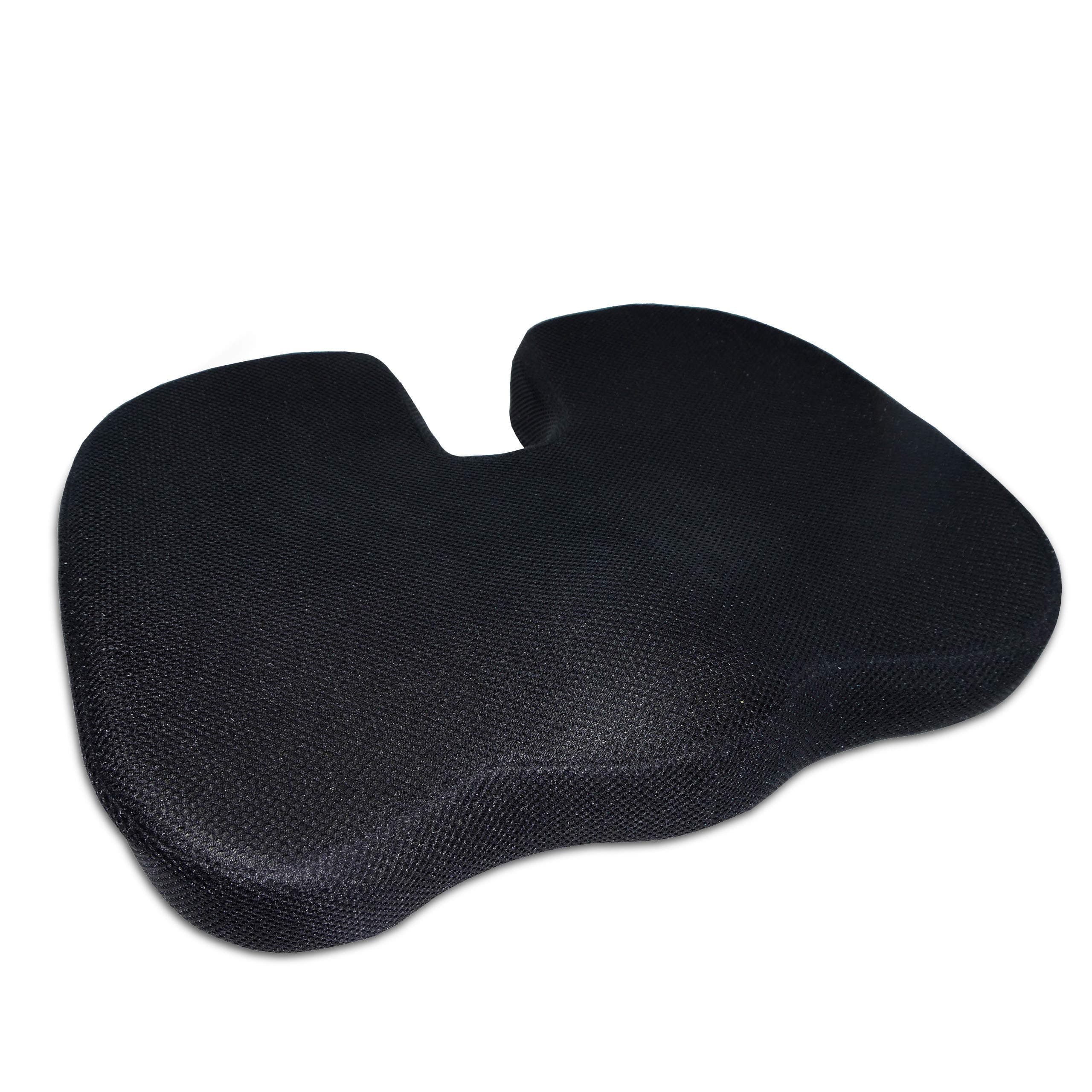 Luxamel orthopedic seat cushion /Ergonomic seat pad for relief of back and coccyx pain Pregnant memory visco foam seat cushion Chair cushion with anti-slip system for office, car, wheelchair and travel
