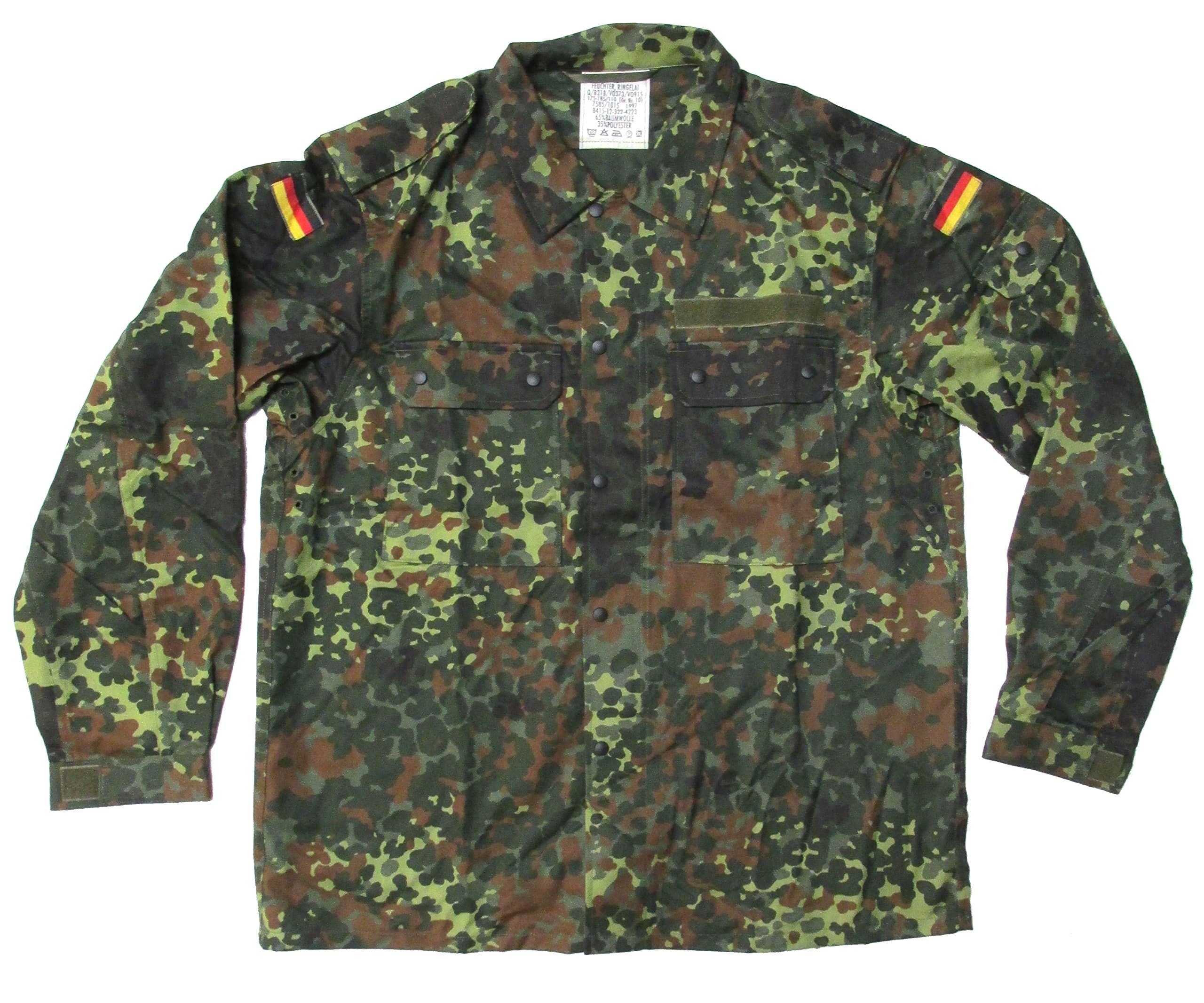 New Unissued German Army Jacket Flecktarn Camouflage