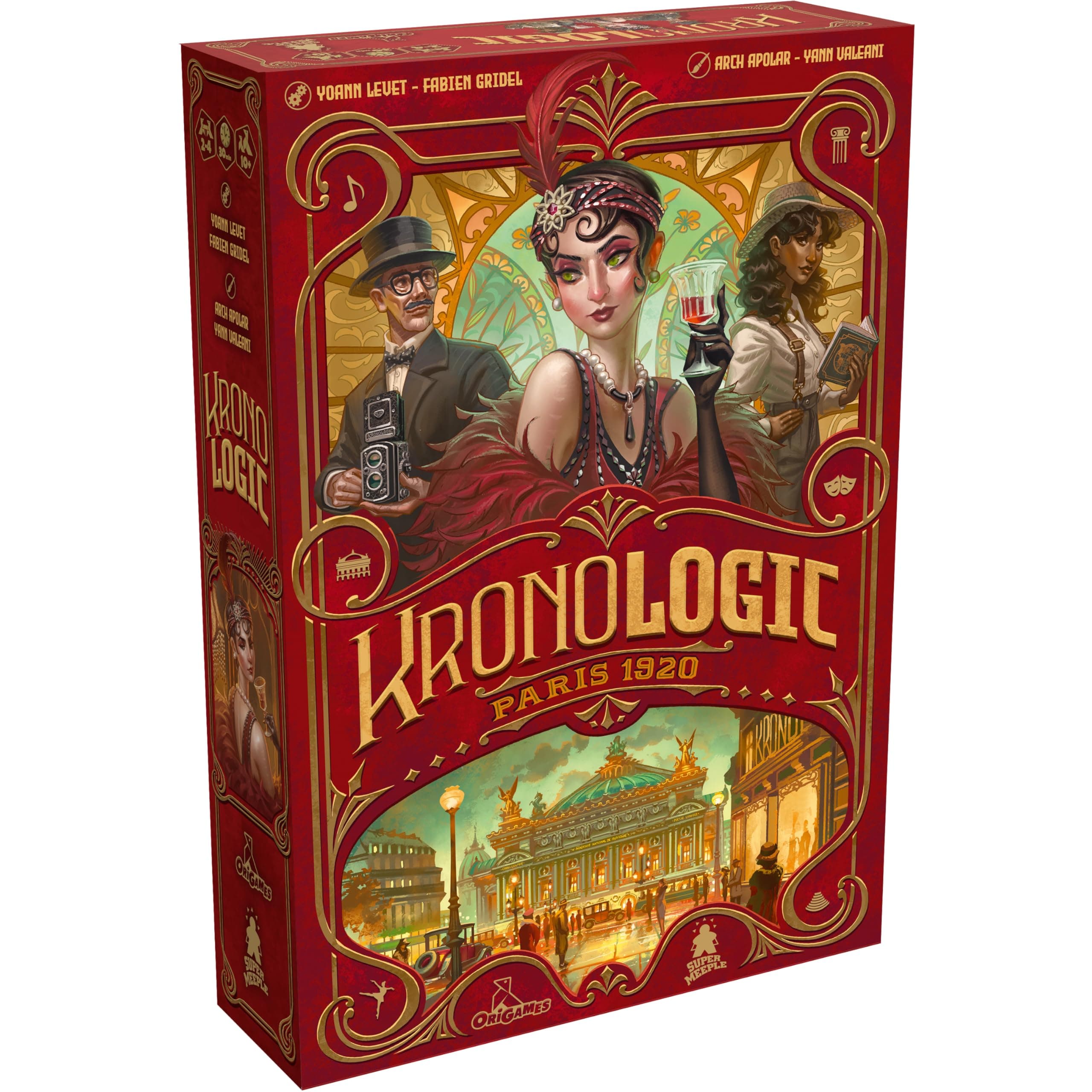 Scorpion Masqué Kronologic Paris 1920 | Strategy Game for Teens and Adults | Murder Mystery Game | Ages 10+ | 1 to 4 Players | 30 Minutes