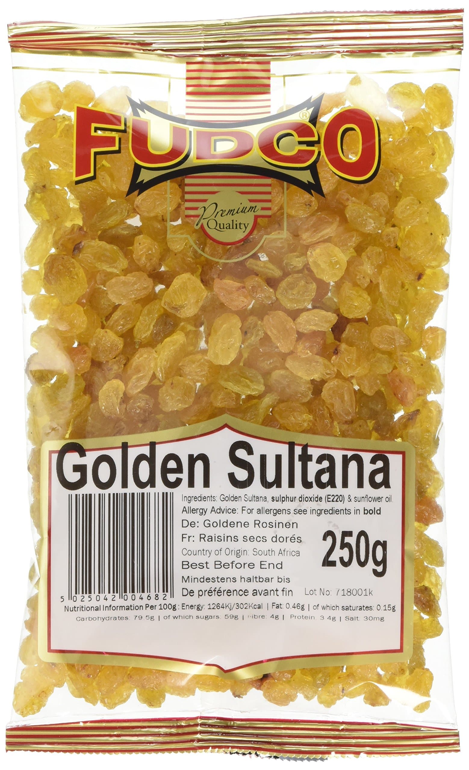 Fudco Golden Sultana, 250g