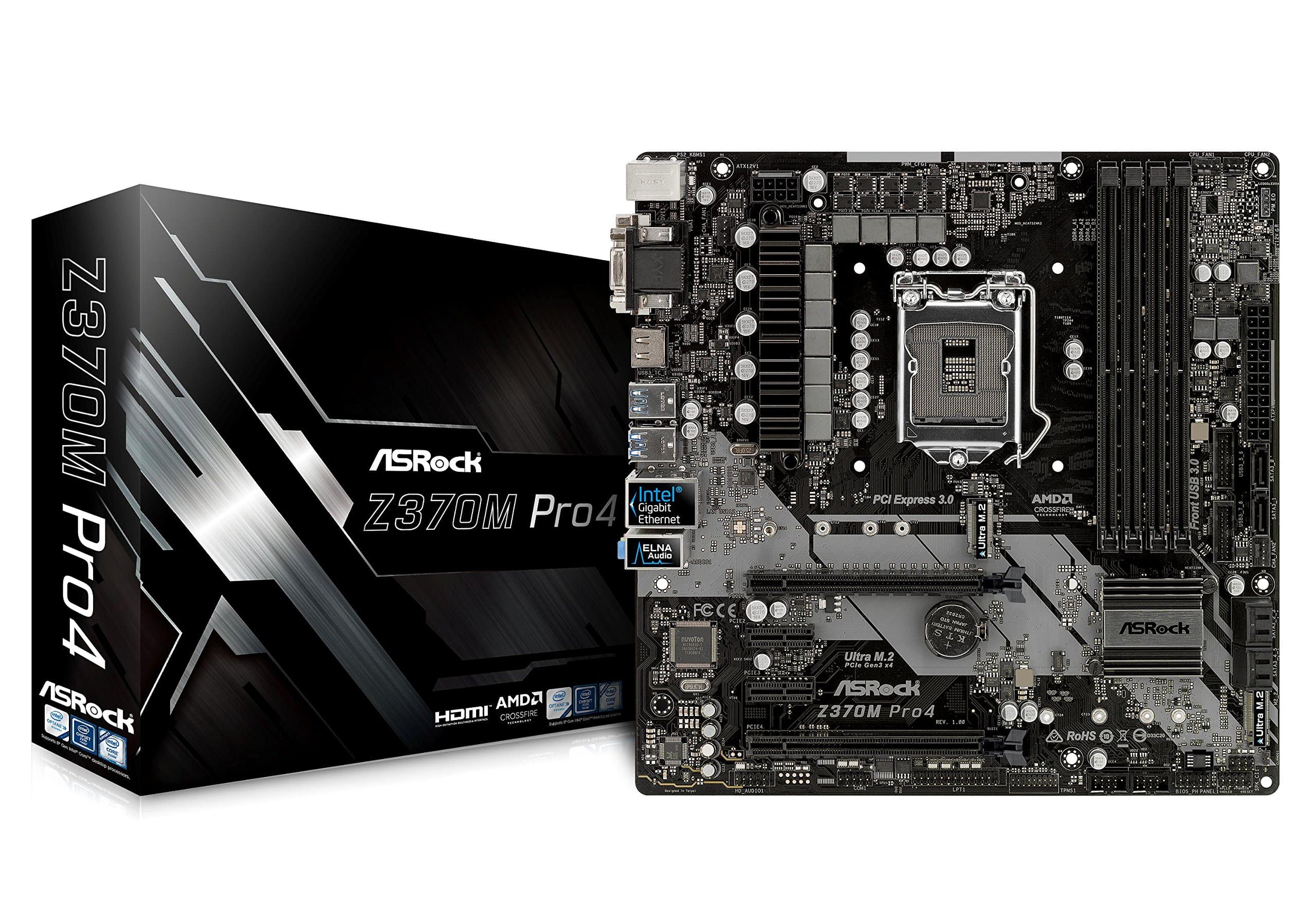 ASRock motherboard Motherboards Z370M PRO4