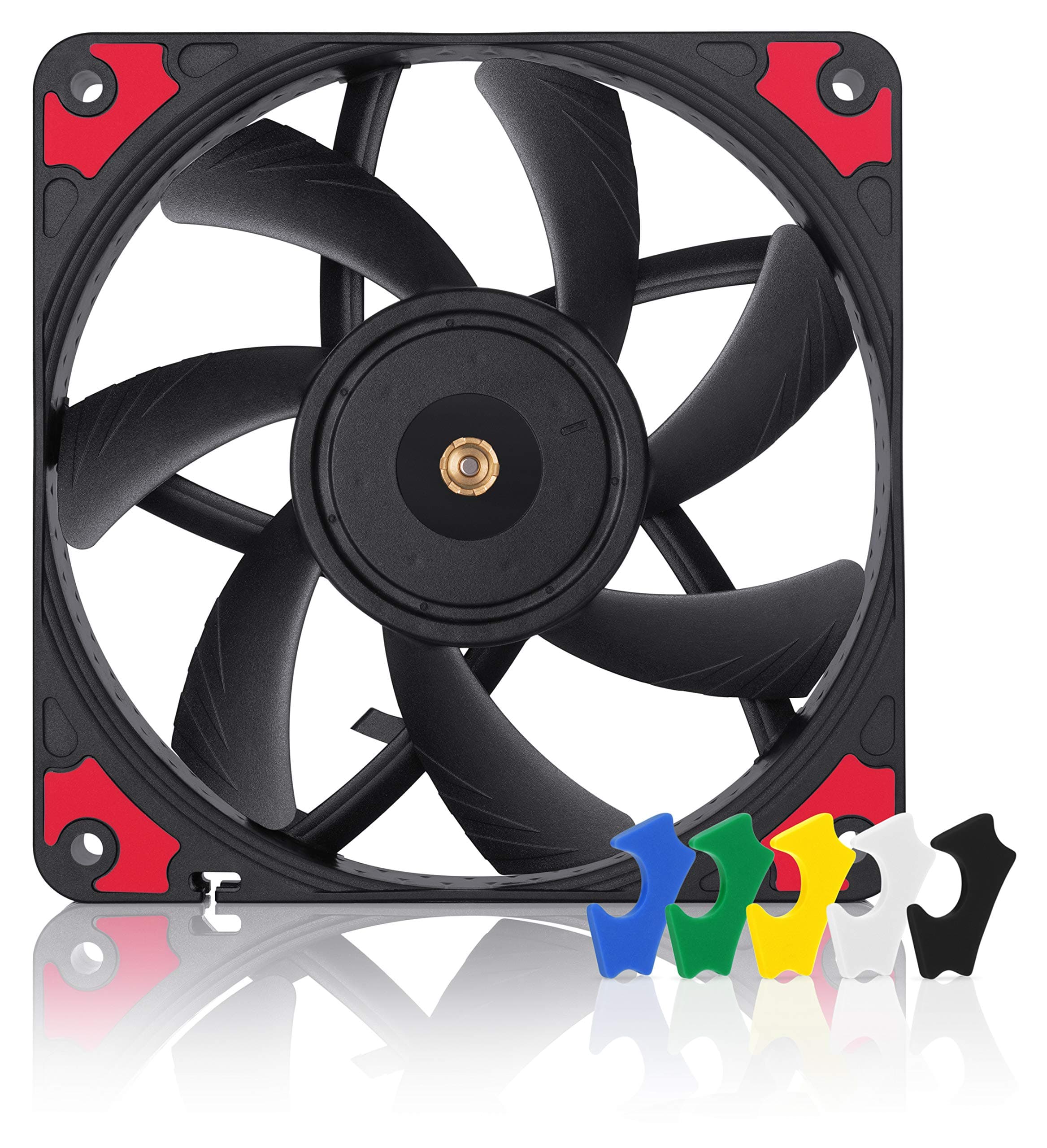 NF-A12x15 PWM chromax.black.swap, Premium Quiet Slim Fan, 4-Pin (120x15mm, Black)