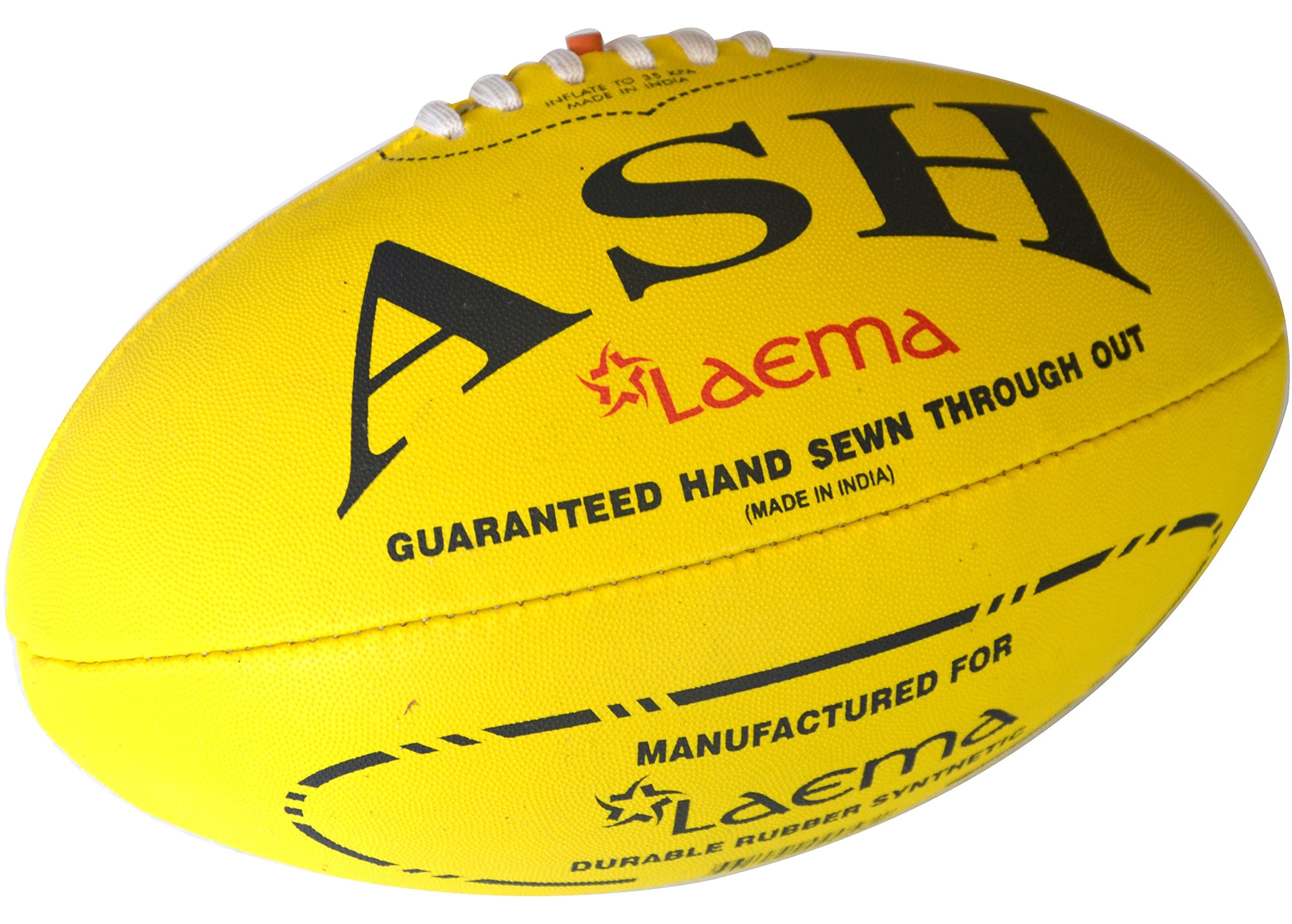 Pro Advance Synthetic Rubber Pin Grip HiTech AFL Australian Rules Ball Size-5 US