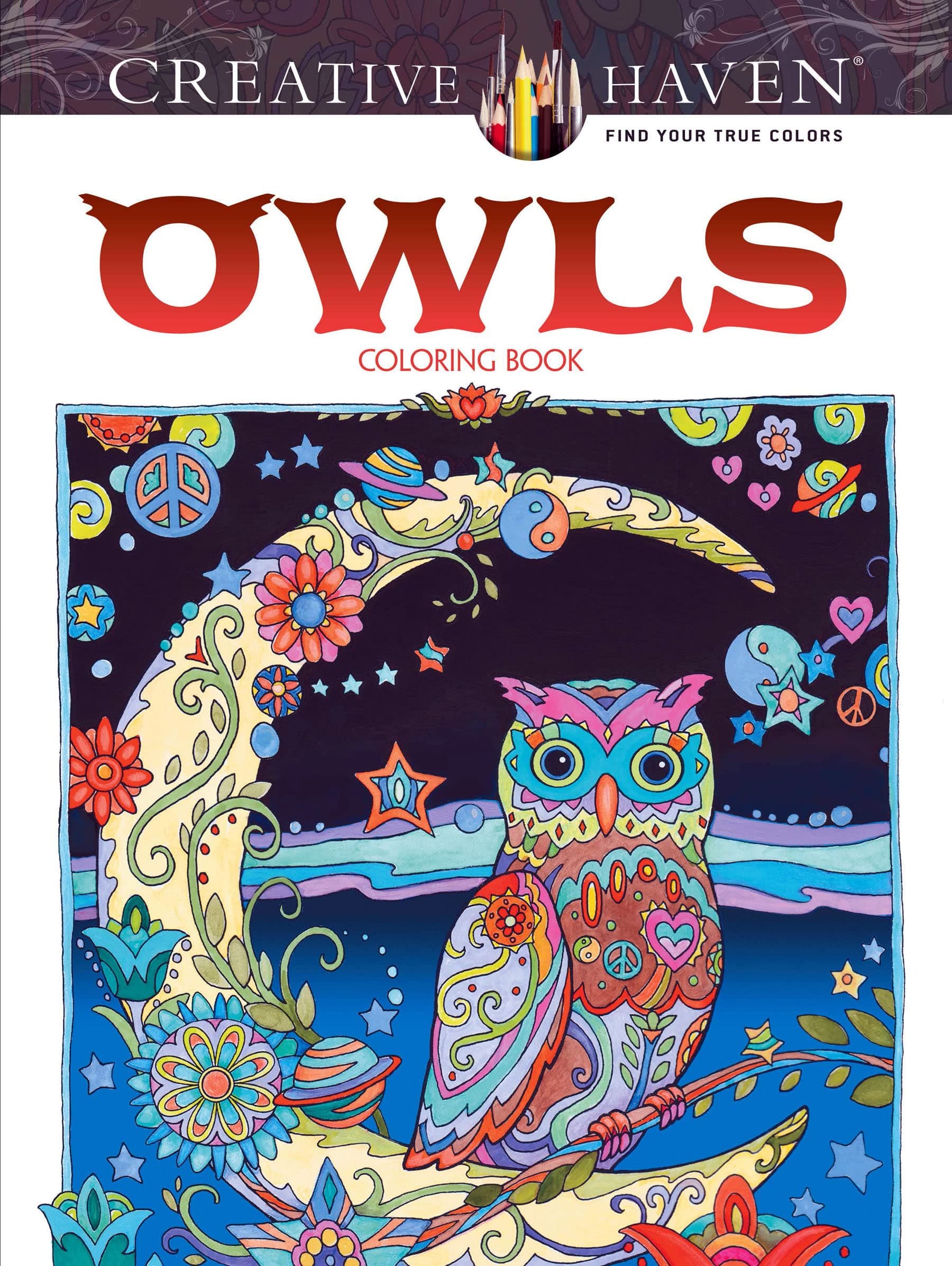 Creative Haven Owls Coloring Book (Adult Coloring Books: Animals)
