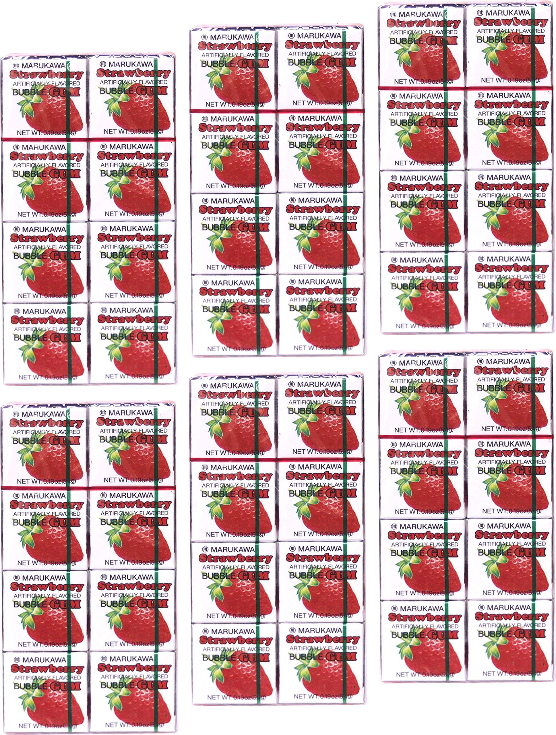 Bubble Gum Strawberry 1.52oz (6 Pack)