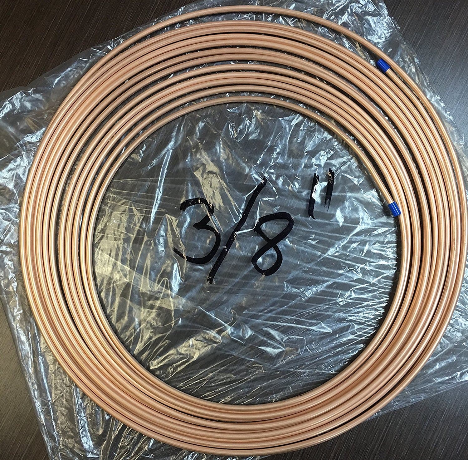 3/8 in " OD x 50 ft Copper Soft Roll/Tubing/Tube/Pipe Refrigeration ACR Type