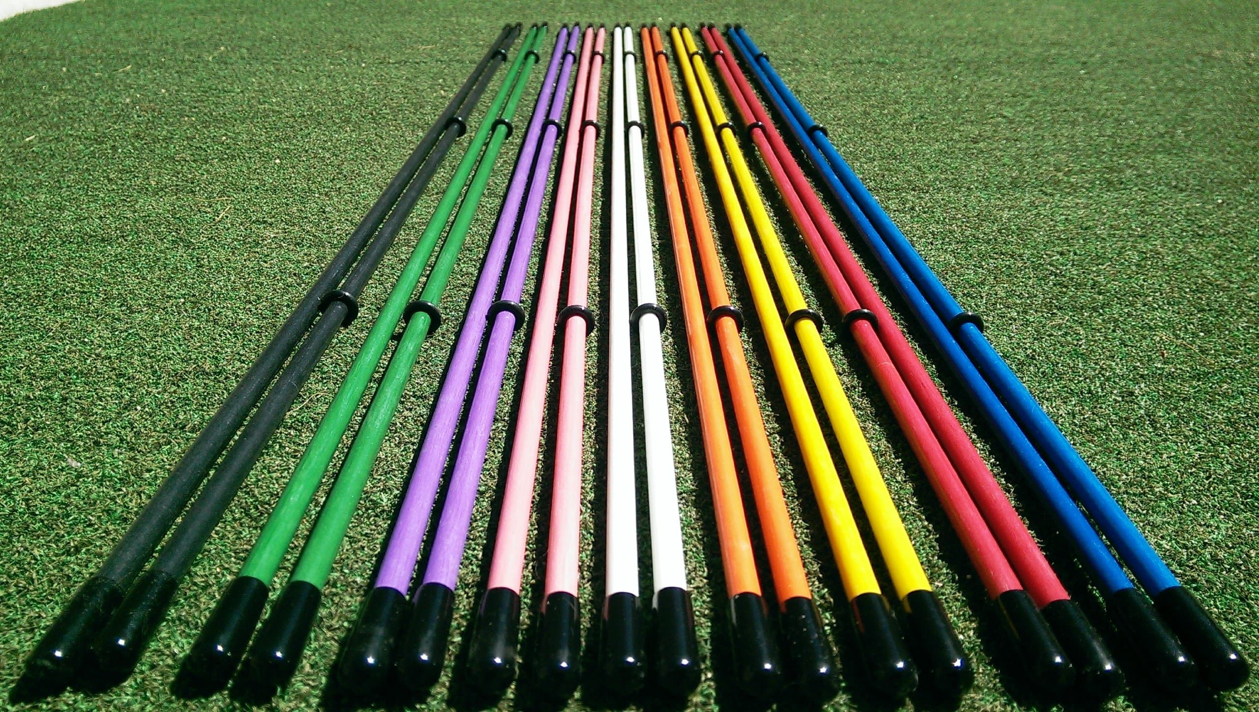 "The Top Rated" Golf Alignment Sticks / Amazing Team Color Options / Made in the USA! / Fast Free Shipping